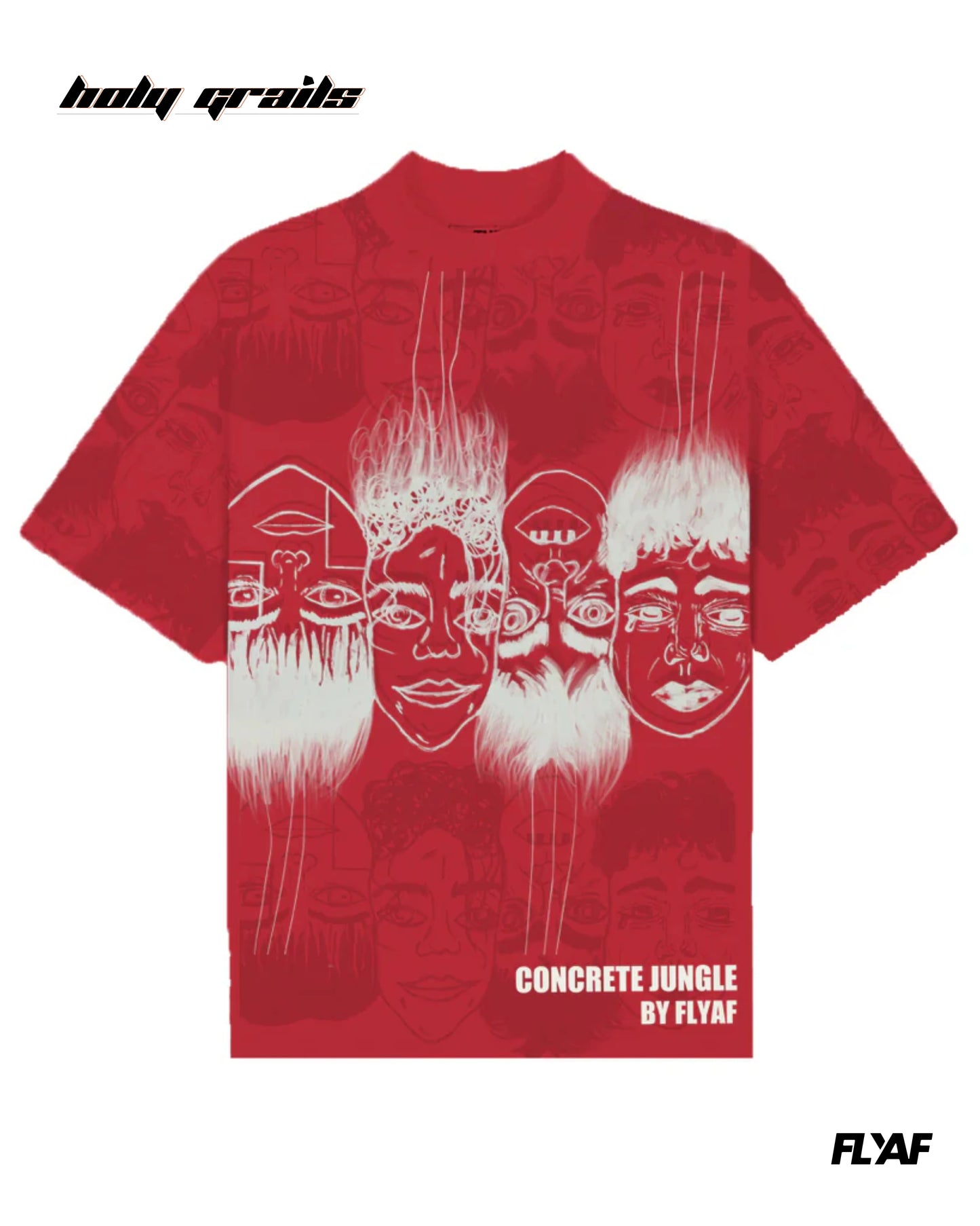 Static Jungle Red Oversize Tee HG x FLYAF