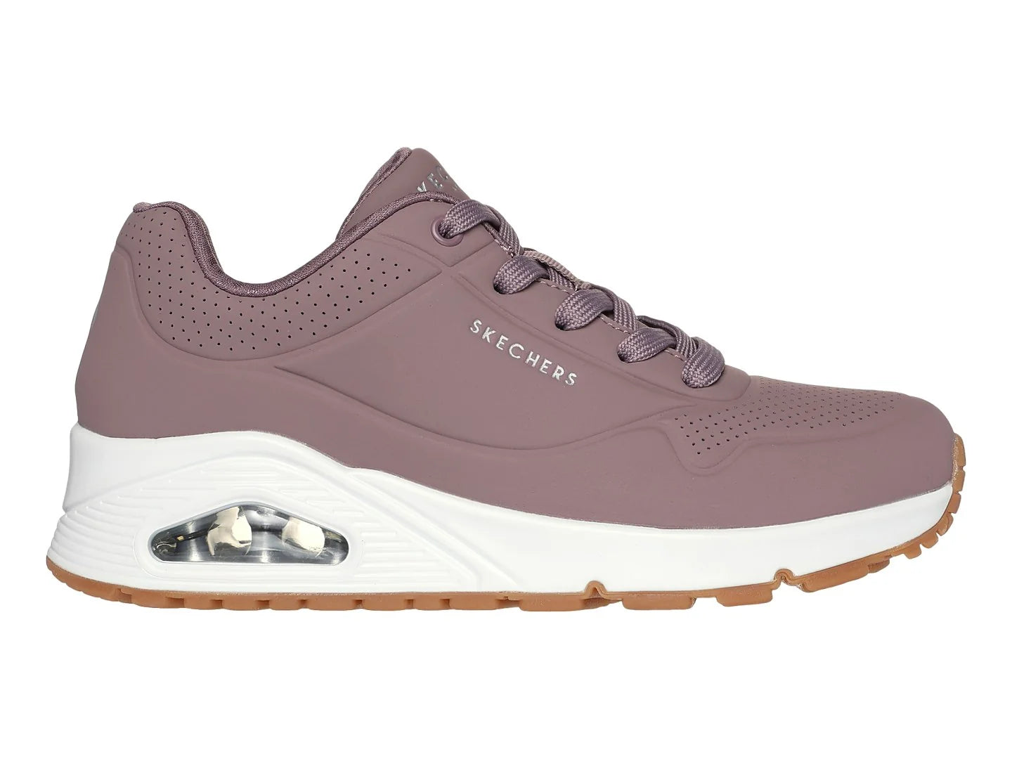 Tenis Skechers One Color Malva para Mujer