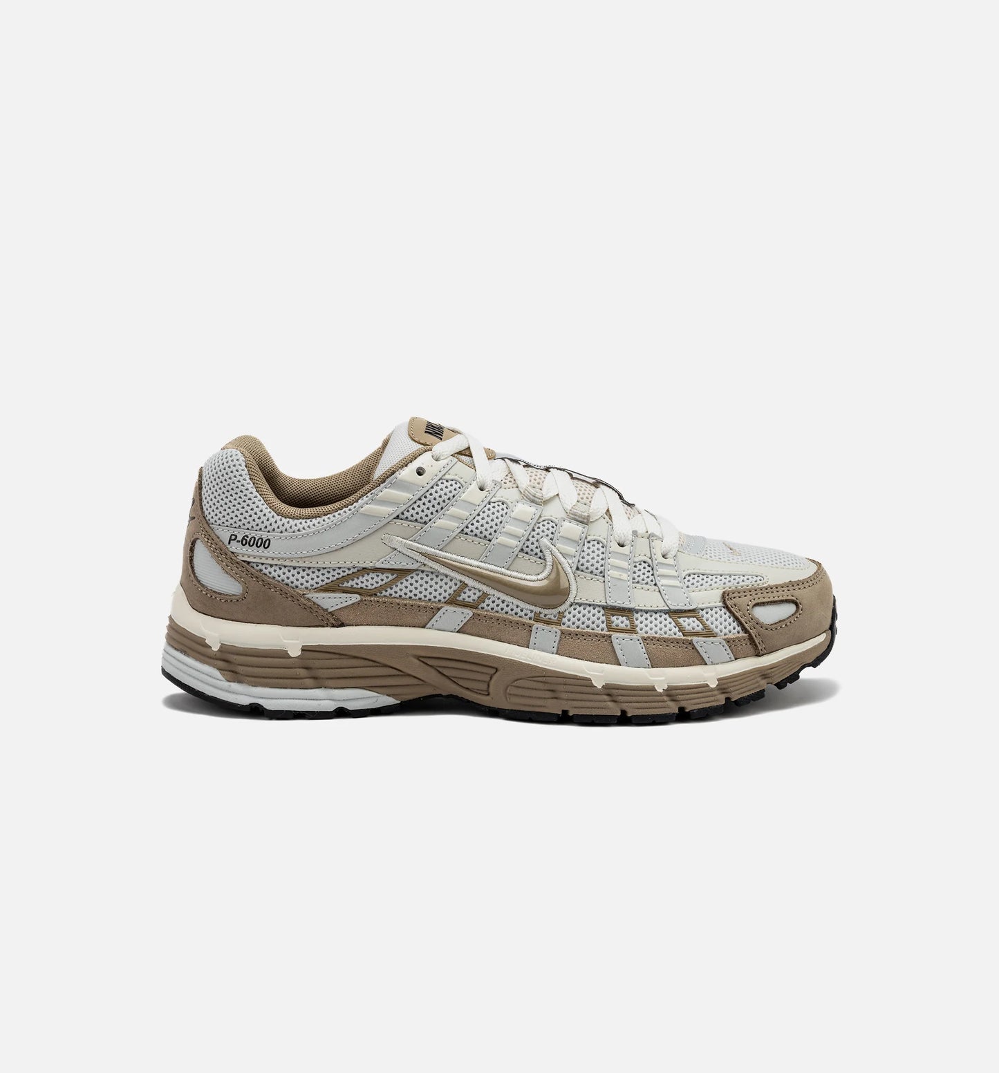 P 6000 PRM Khaki Mens Lifestyle Shoe Khaki White
