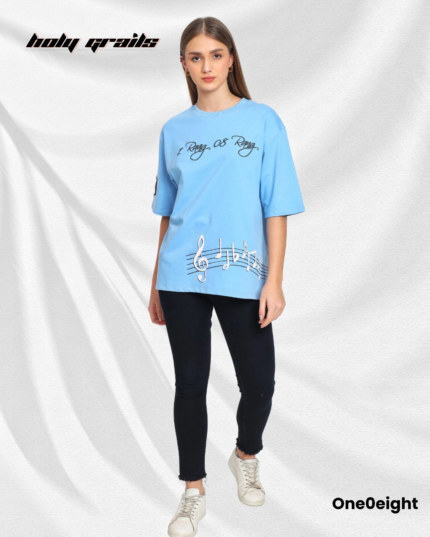 Raag Aur Rang Blue Oversize Tee HG x One0eight