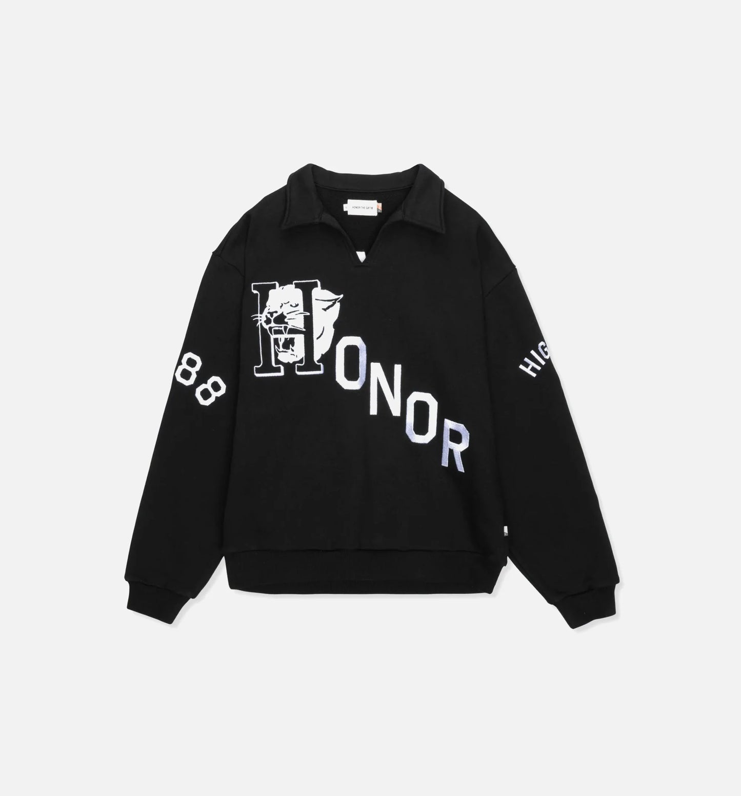 Mascot Henley Mens Sweater Black
