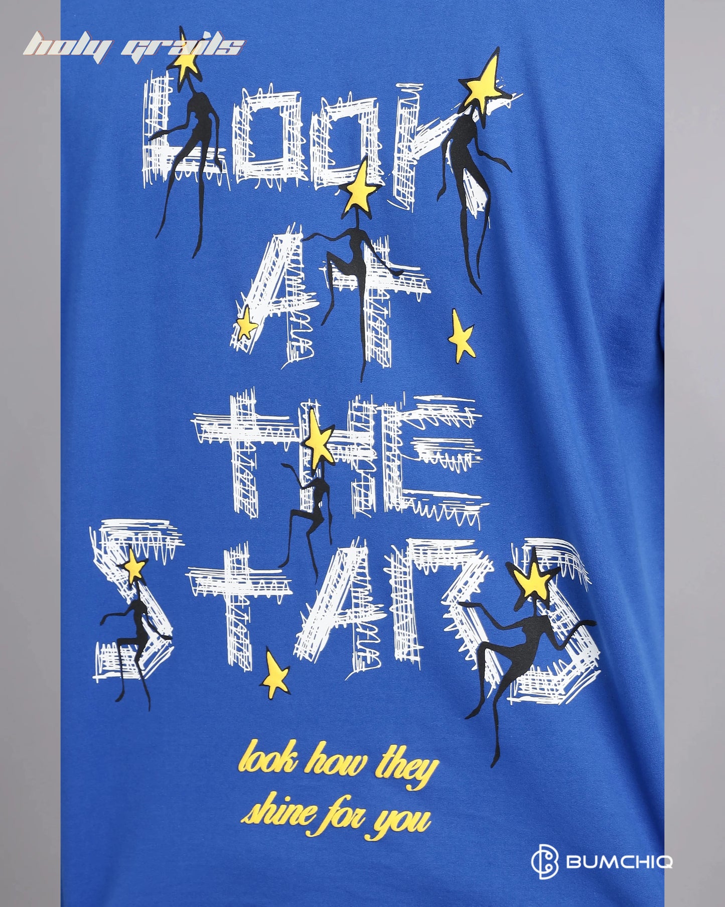 Star Gaze Blue Oversize Tee HG x Bumchiq