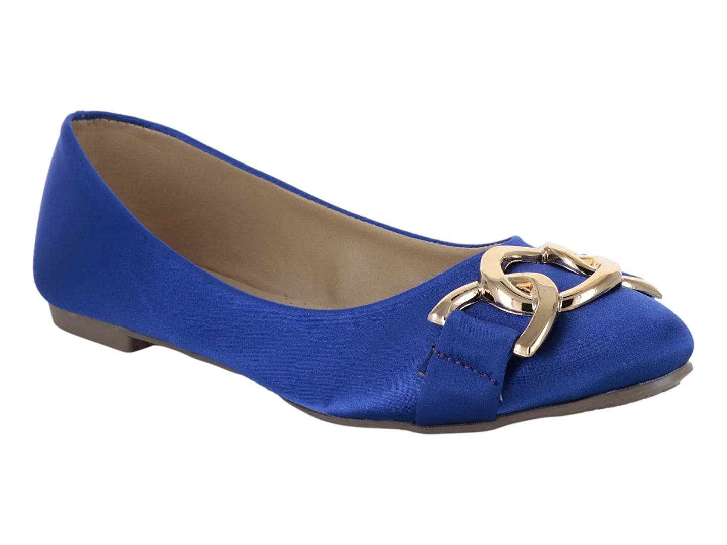 Zapatos Planos Ballerina MELIANA Azul Rey para Mujer