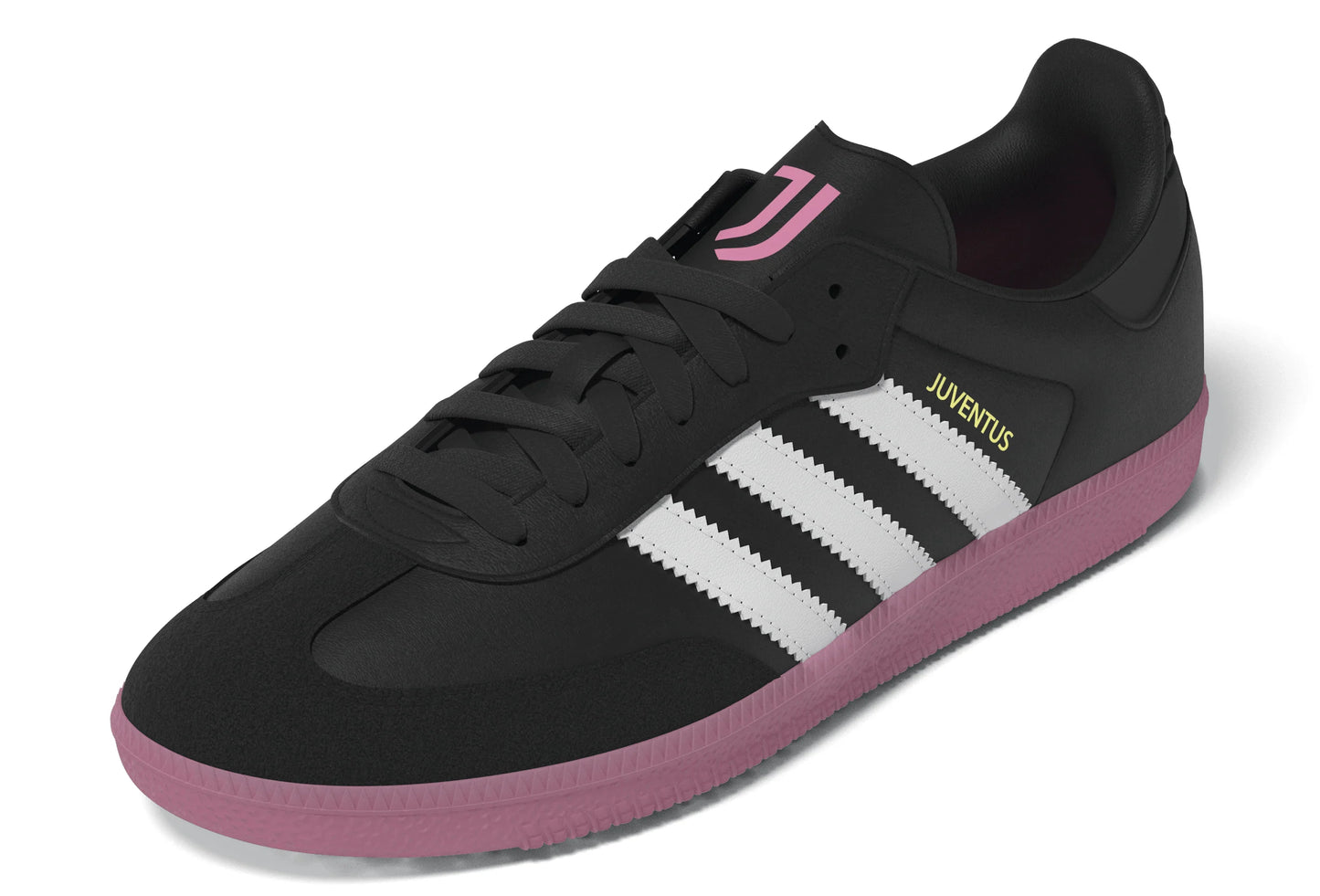 adidas Samba Juventus IN Mens Soccer Shoes Black White Pink