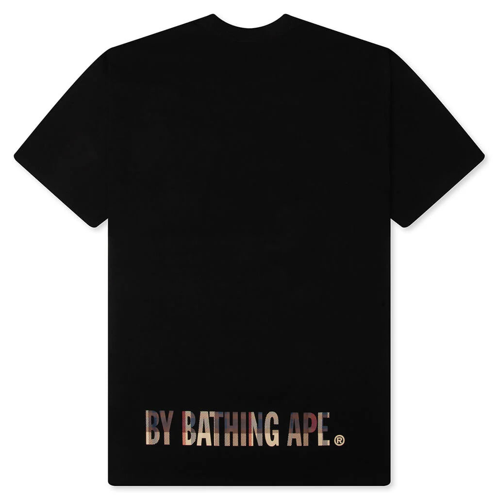 BAPE Check Ape Face Tee Black Red