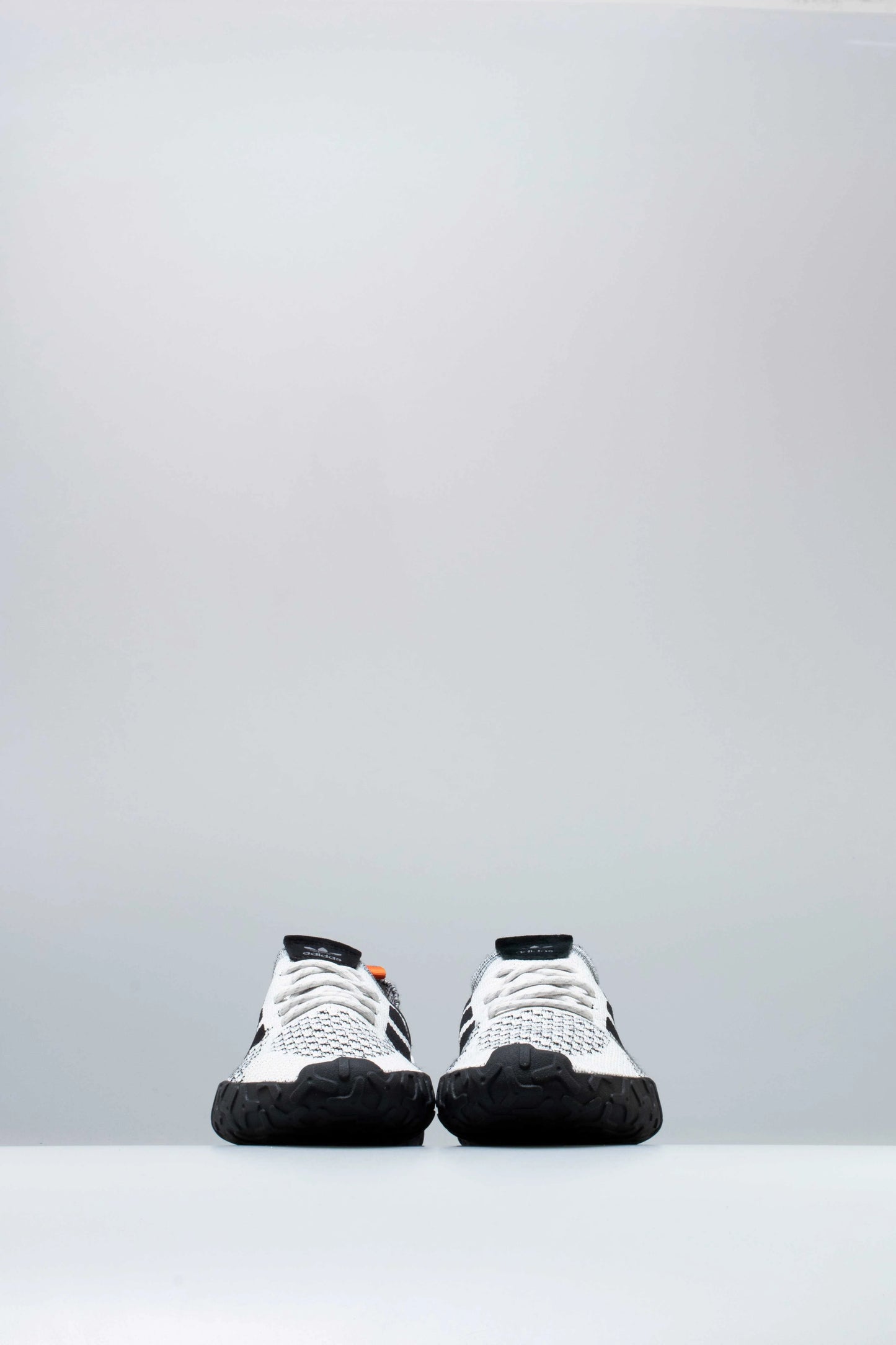 Atric F 22 Primeknit Mens Shoe Crystal White Core Black Trace Orange