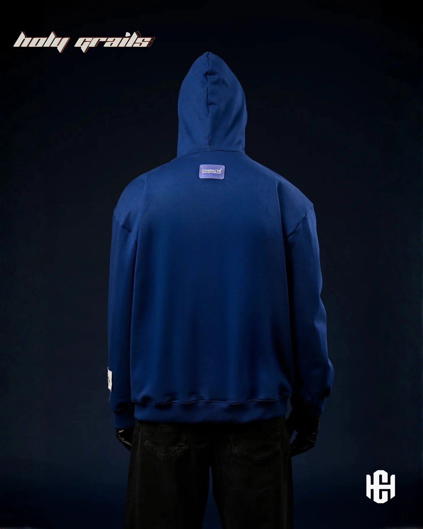The Rule of Destiny Blue Oversize Hoodie HG x Charactr