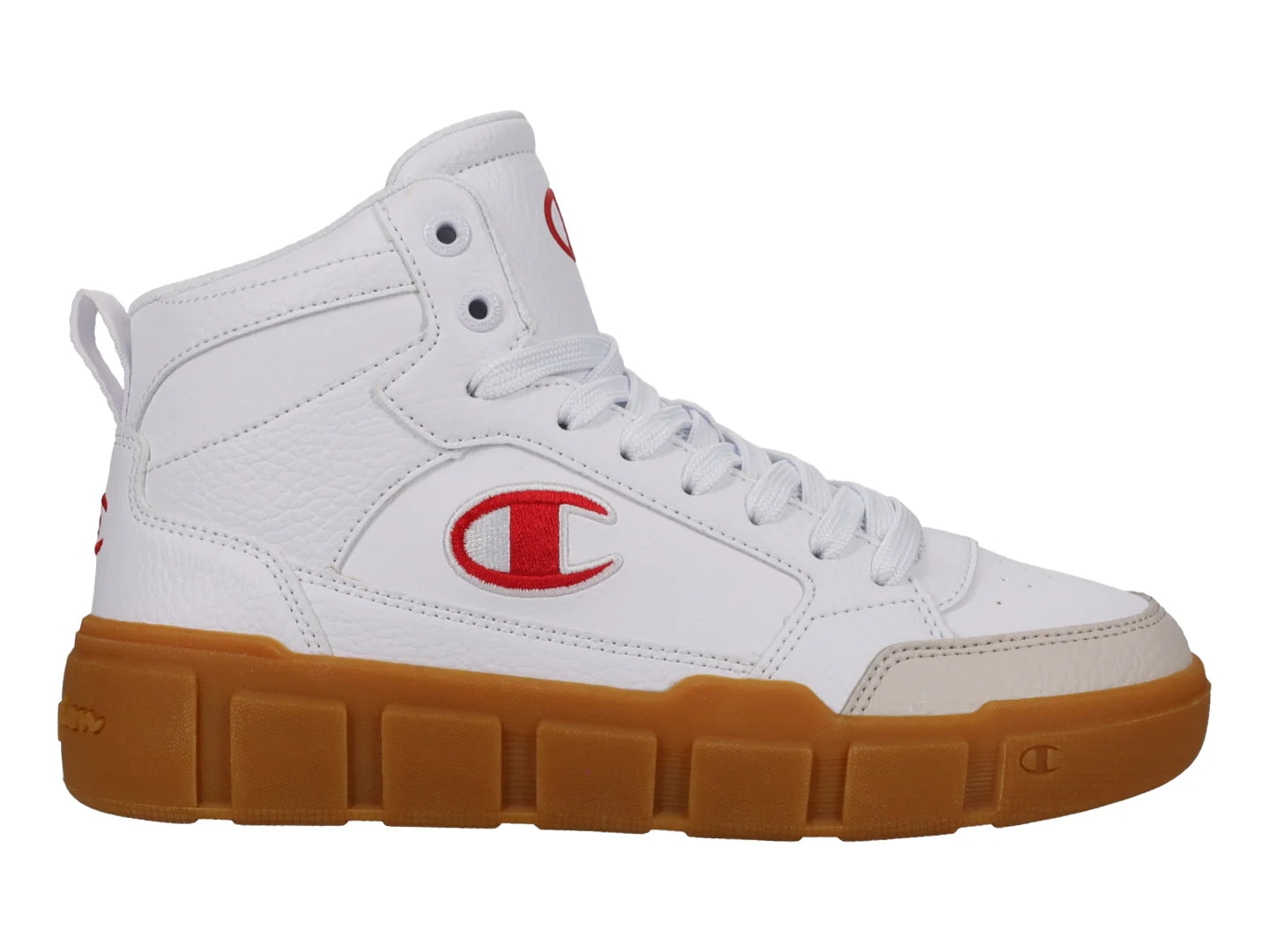 Tenis Champion Drome Ventor HI Blanco y Rojo para Mujer