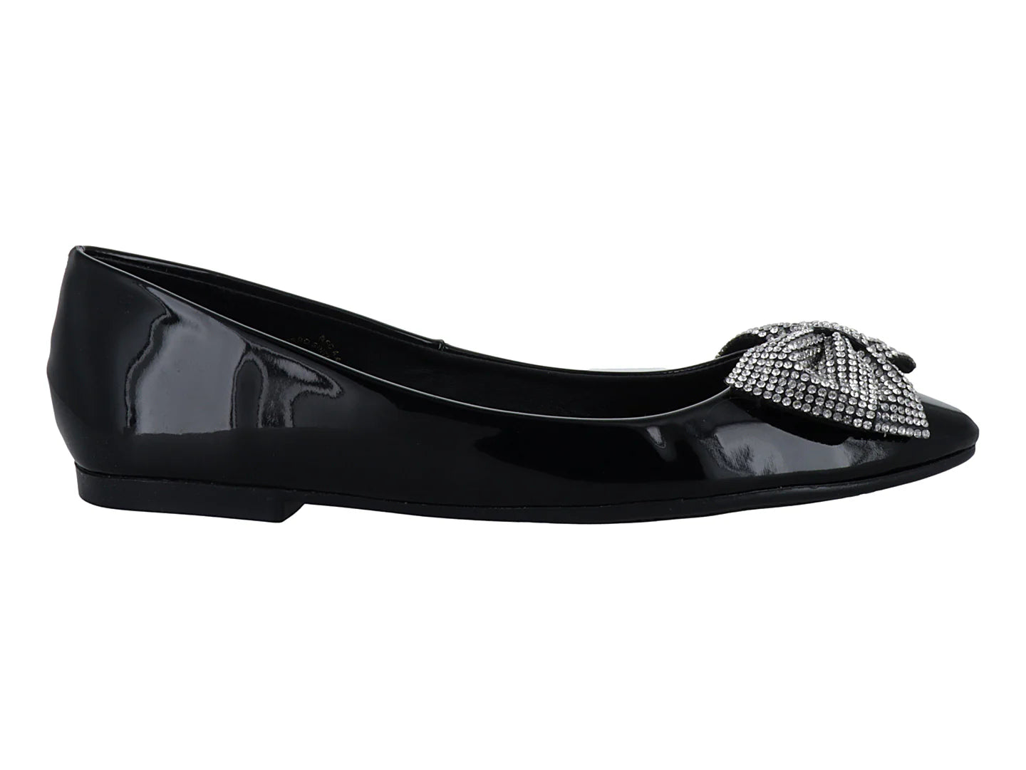 Zapatos Planos de Charol Negro MELIANA para Mujer