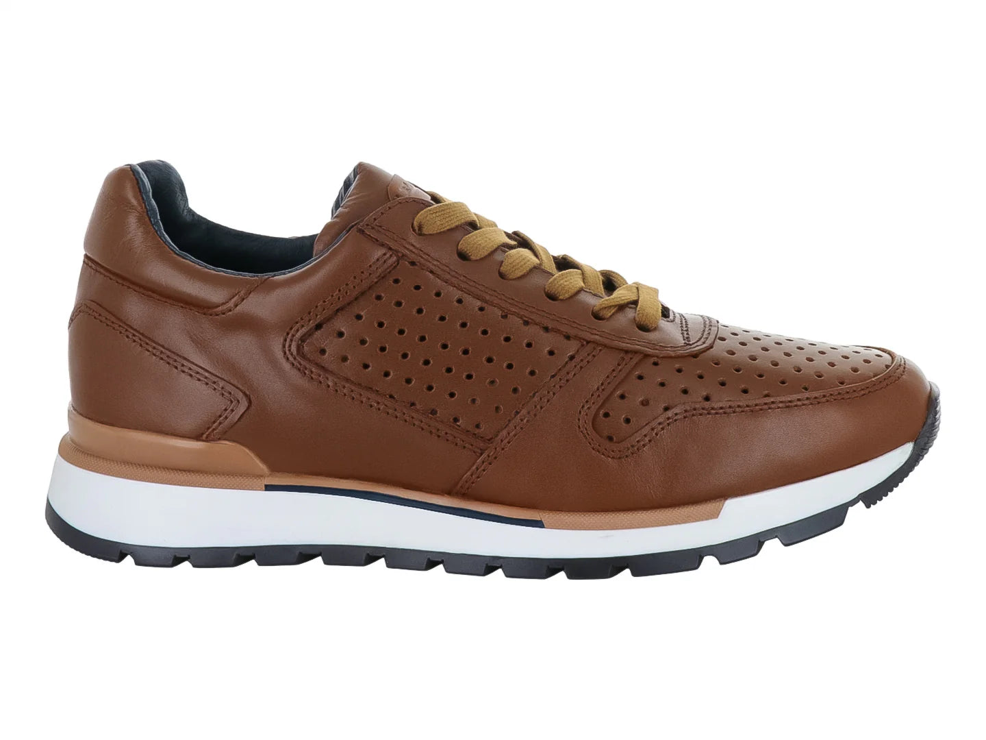 Tenis Fabian Arenas Piel Color Miel para Hombre