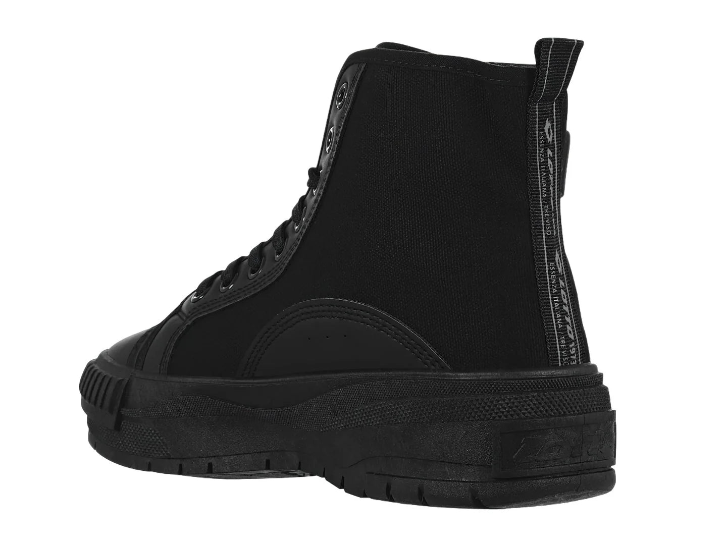 Tenis Lotto Ruvin Negro y Blanco para Mujer
