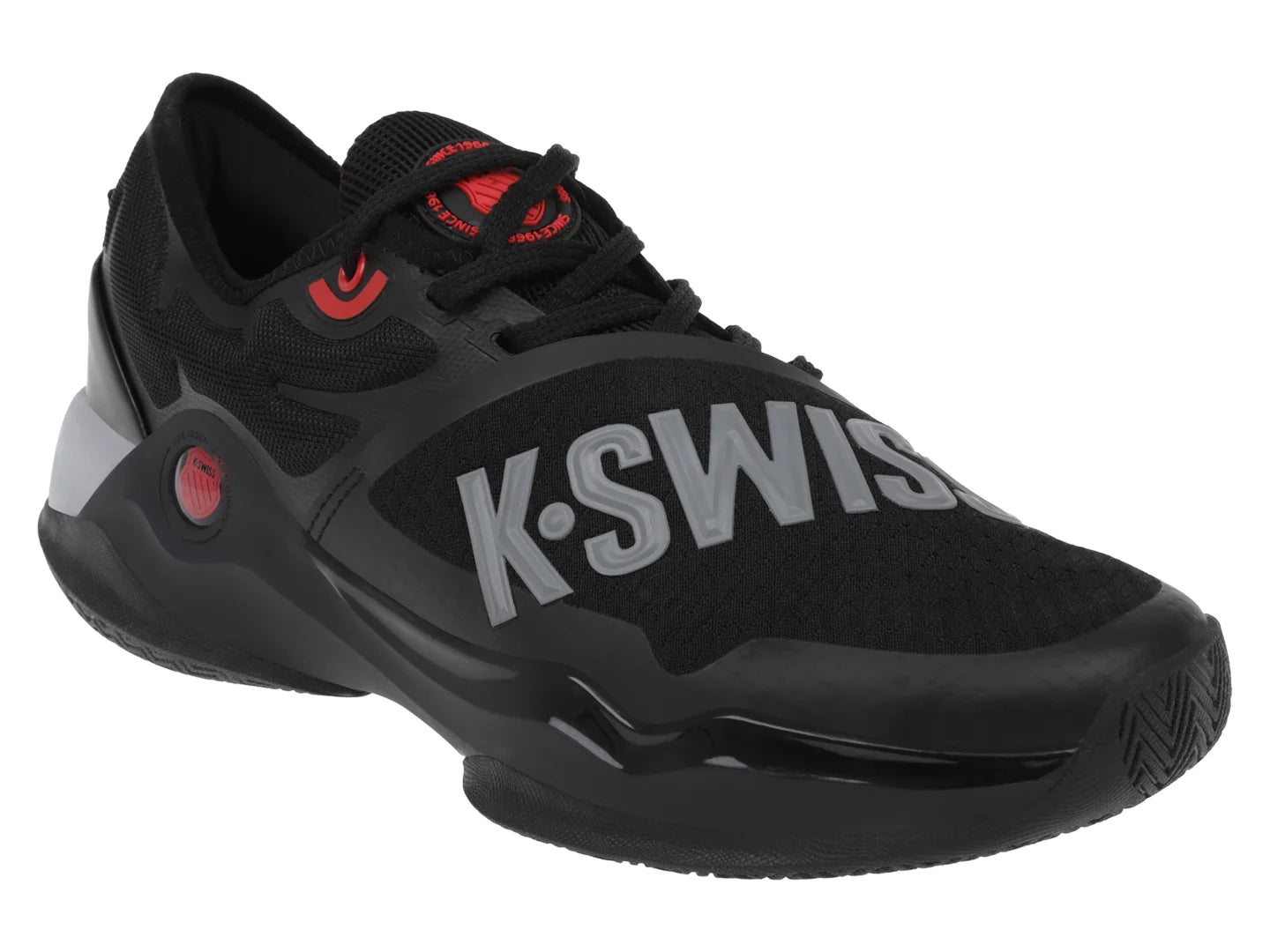 Tenis K Swiss Medac Negro con Rojo para Hombre