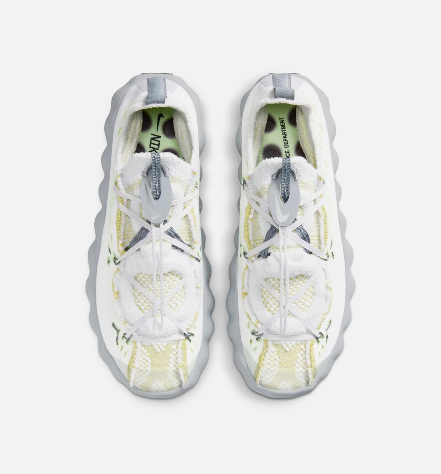 Mind 002 Flyknit Pure Platinum Mens Lifestyle Shoe White Dark Grey Pure Platinum Wolf Grey Barely Volt