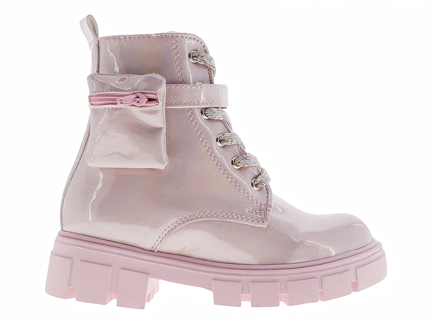 Botas Miroslava Rosa Pastel de Charol para Niña