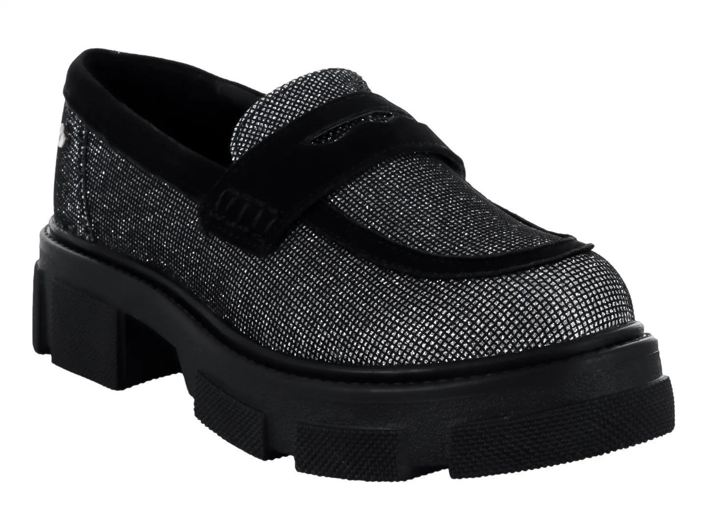 Mocasines Teen Bambino Plata para Niña