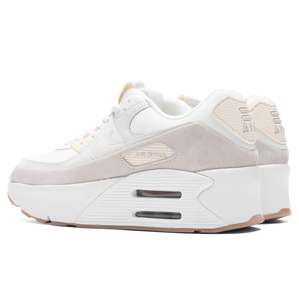 Womens Air Max 90 LV8 Sail Phantom Light Orewood Brown