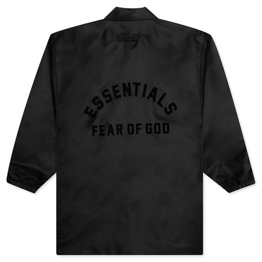 Kids Essentials Core Coaches Jacket Jet Black
