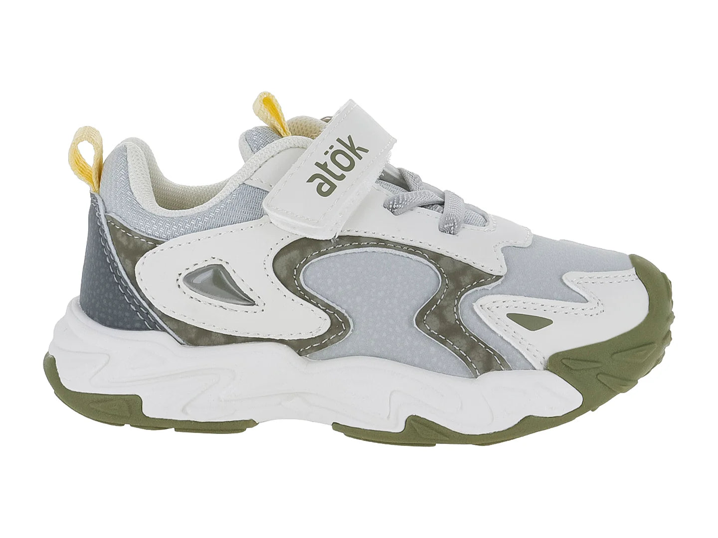 Tenis ATOK Gris y Khaki para Niño
