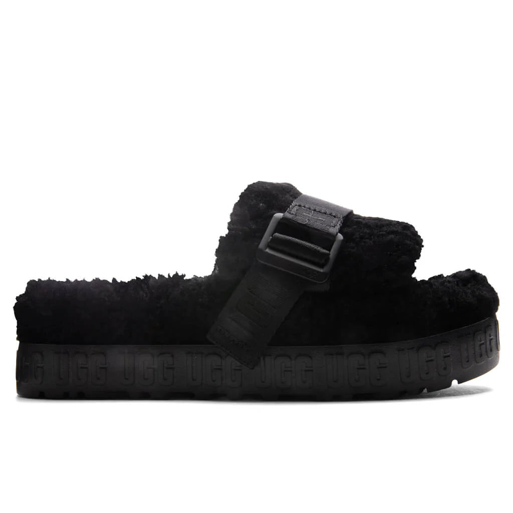 Womens Fluffita Slipper Black