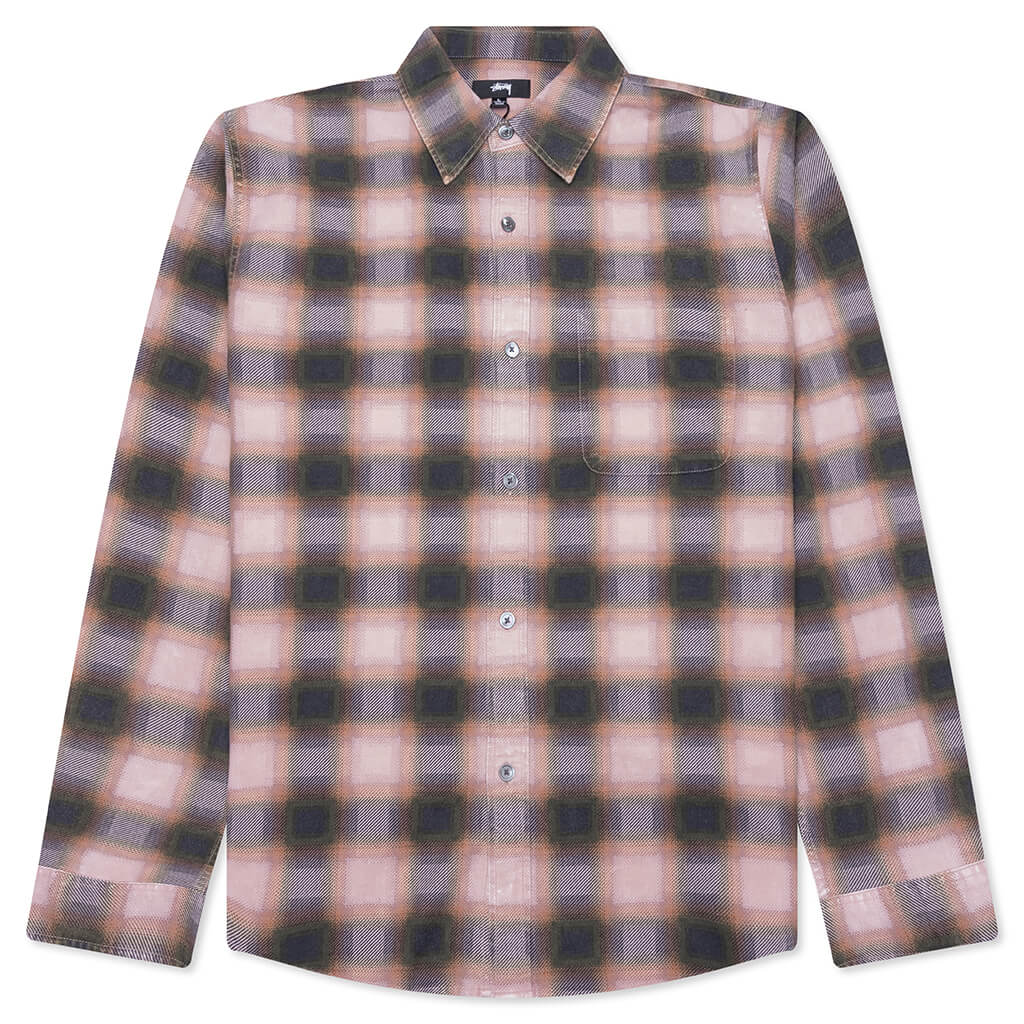 June Plaid Shirt Rose