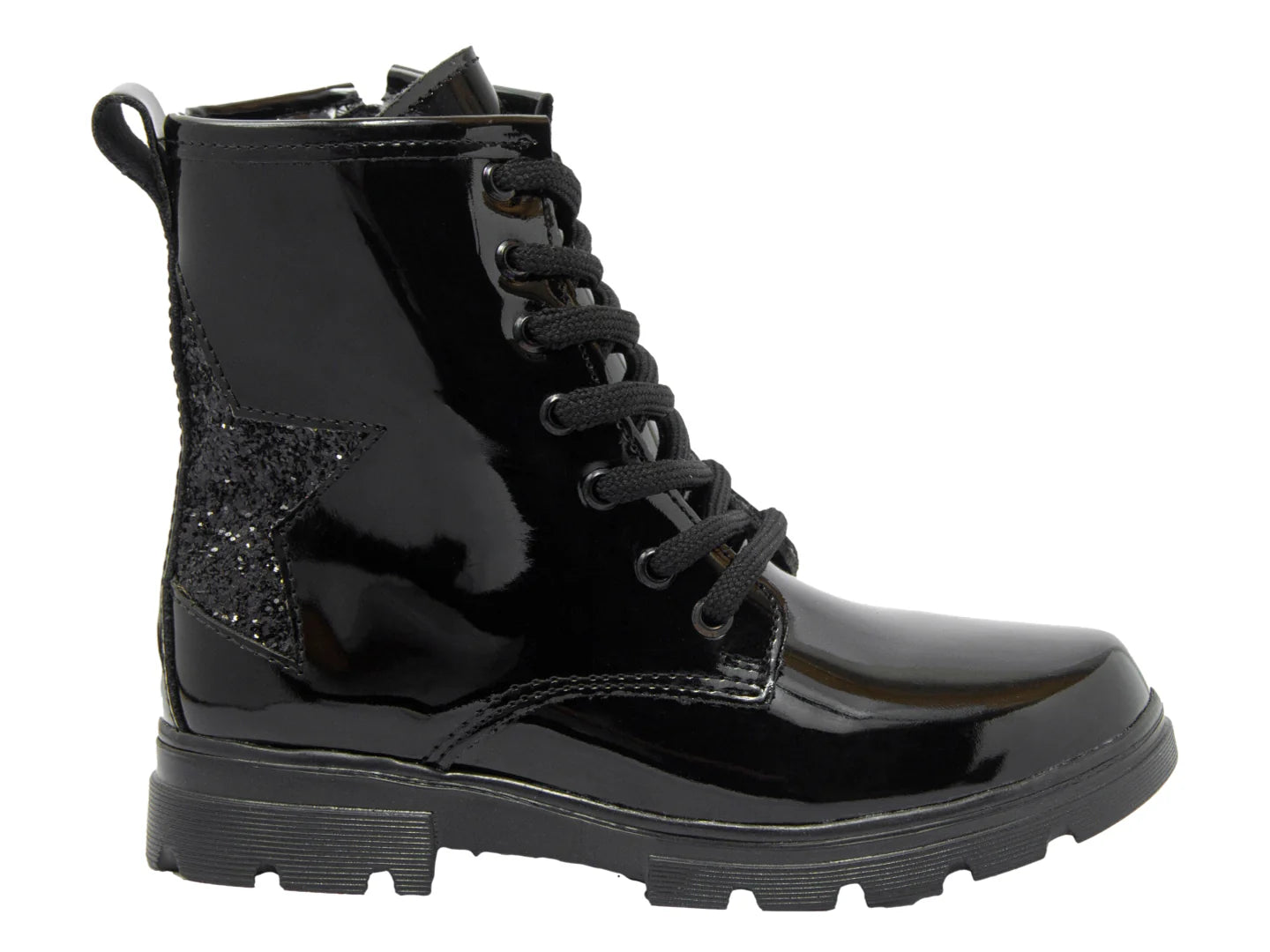 Botas Confratelli para Niña en Charol Negro