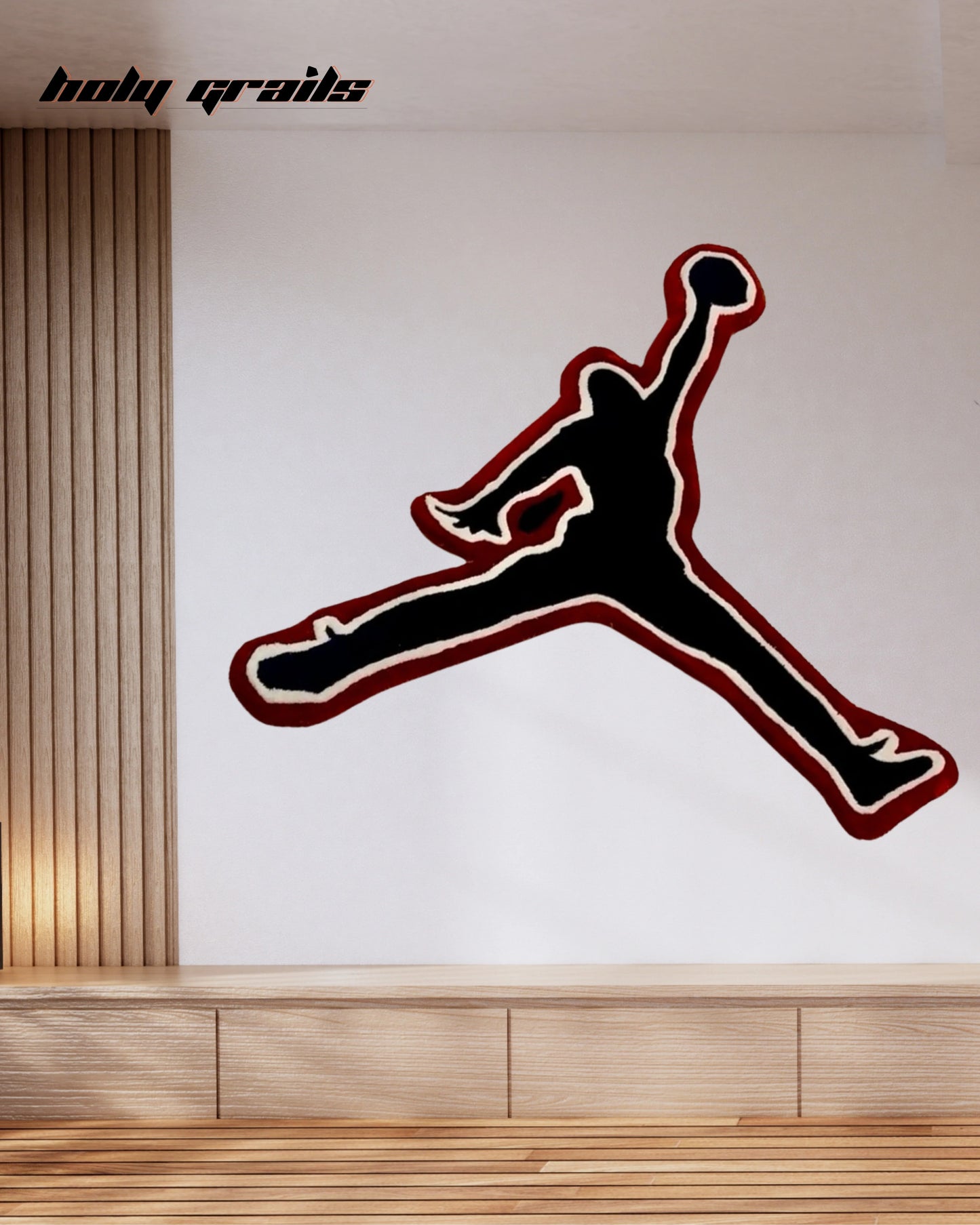 Jumpman Slam Hand Tufted Rug
