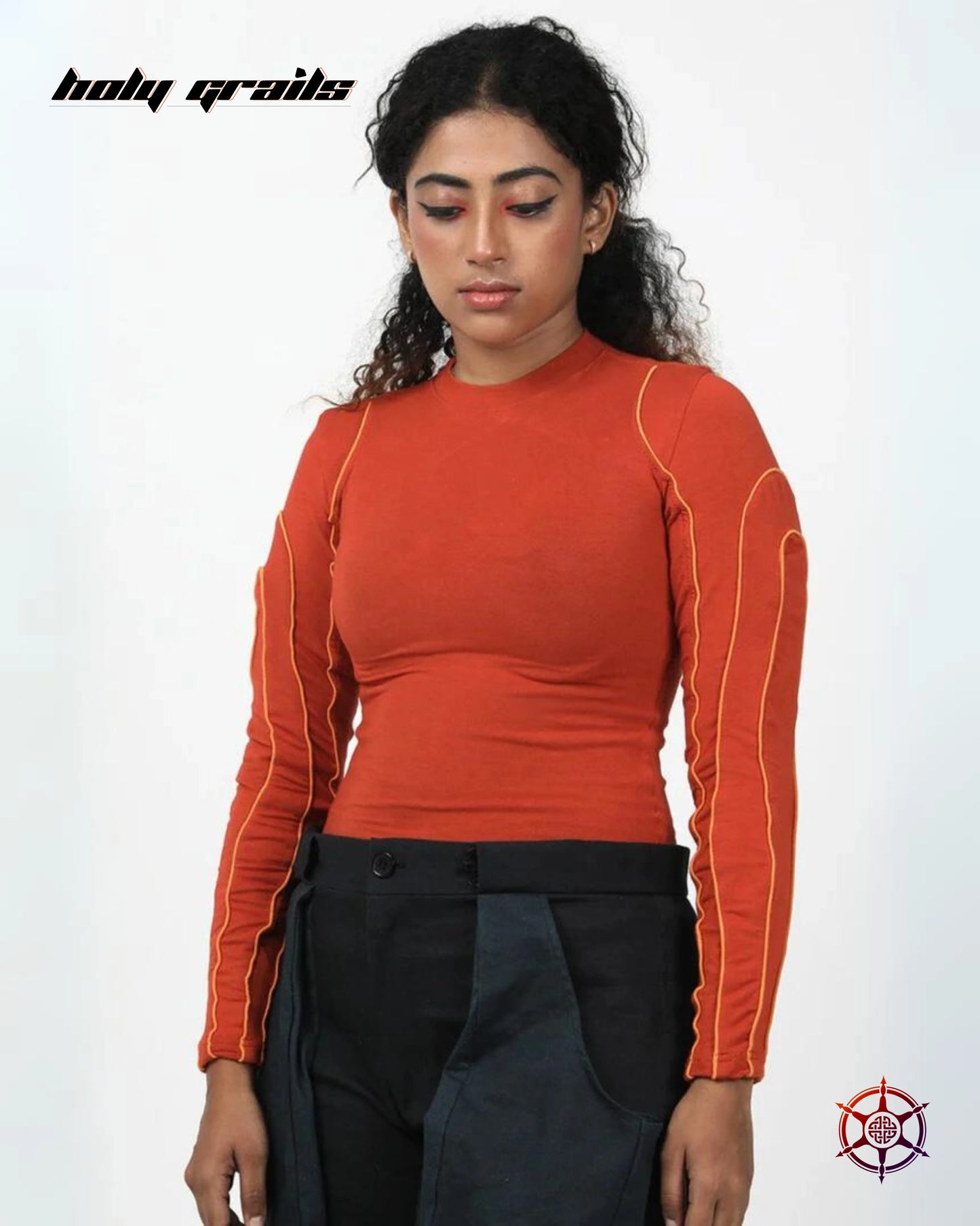 Cinnamon Swirl Stretch Top HG x Duskin