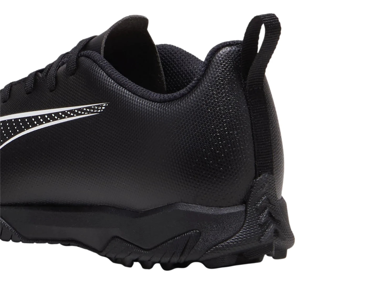 Tenis de Fútbol PUMA Ultra 5 Play Negro y Blanco para Niño