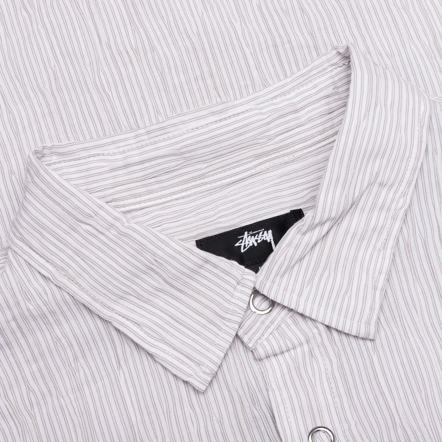 Wavy Striped Shirt Natural