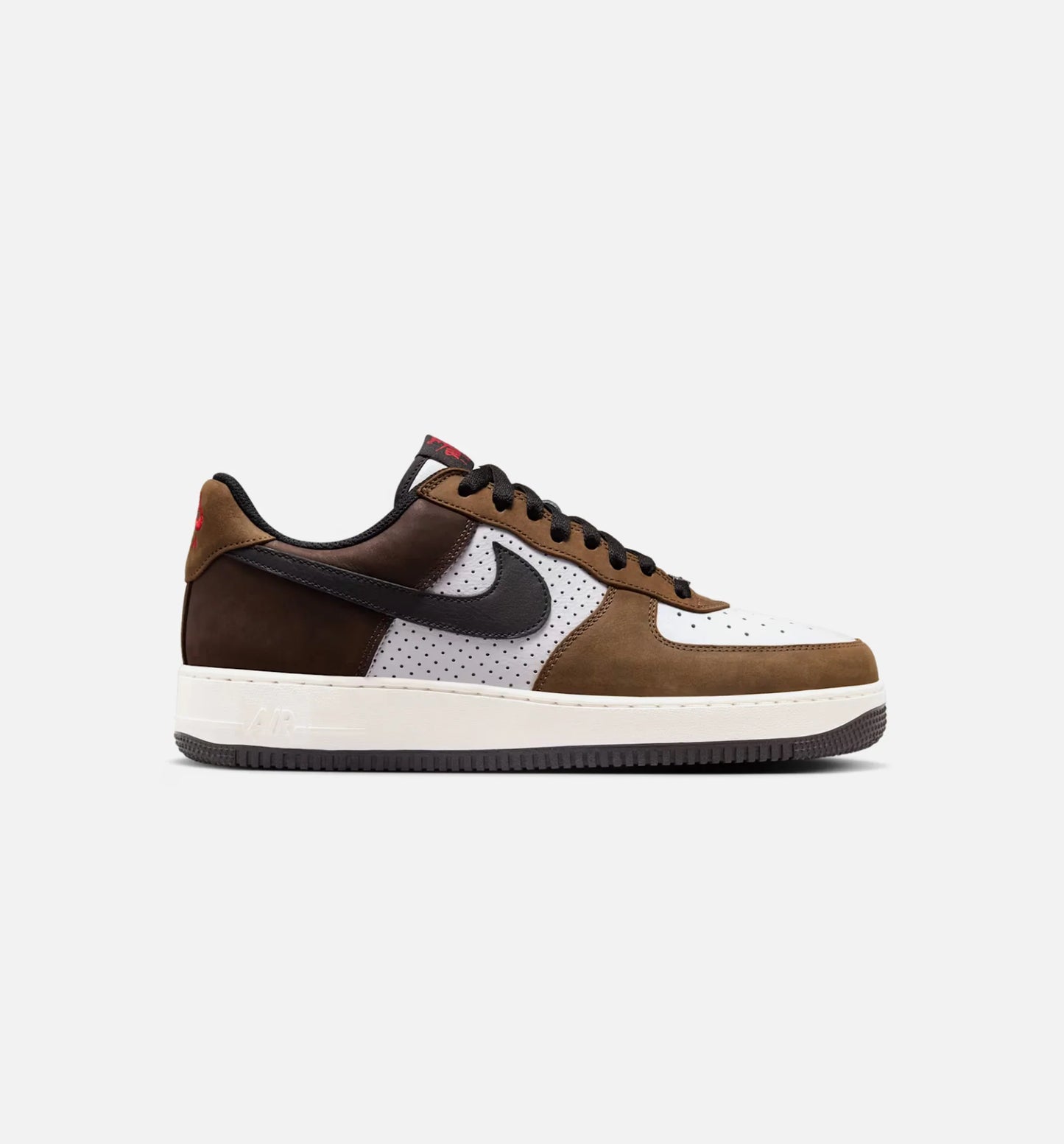 Air Force 1 Retro Low White and Baroque Brown Mens Lifestyle Shoe White Baroque Brown