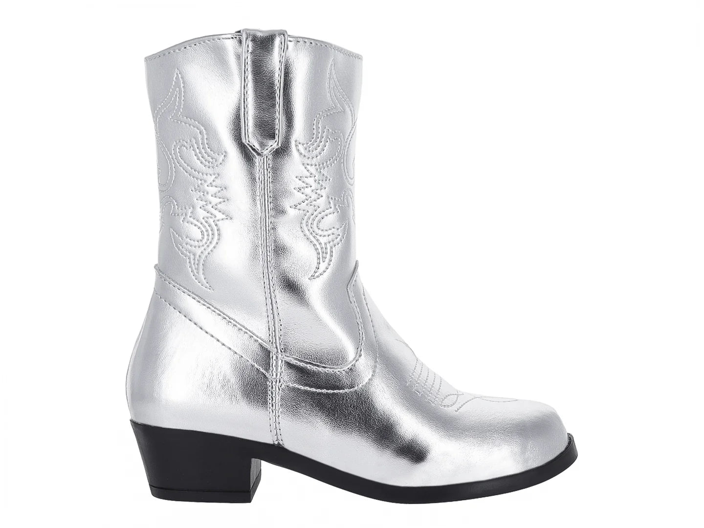 Botas Vaqueras Miroslava Plata para Niña