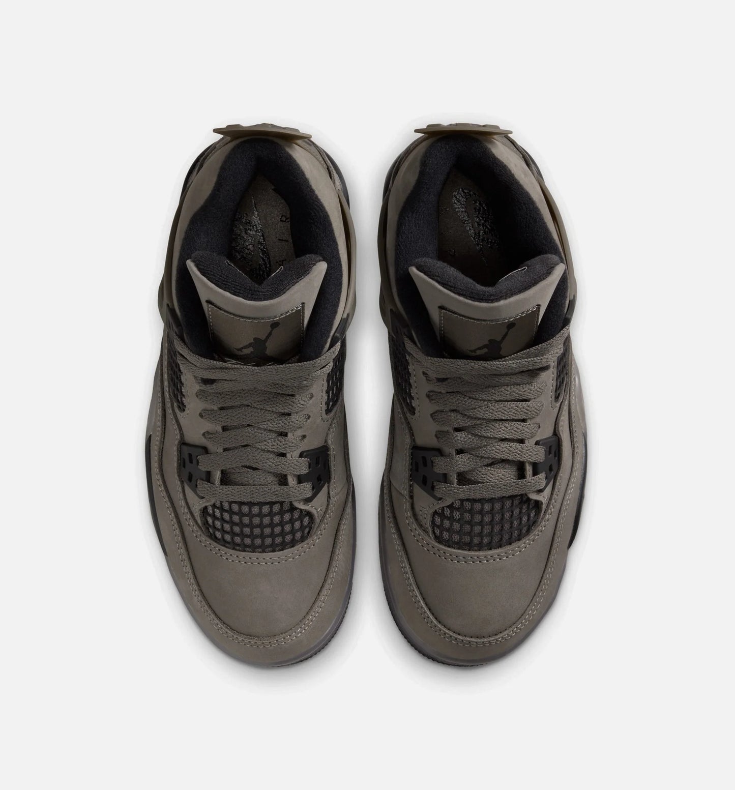 Air Jordan 4 Retro Cave Stone And Black Grade School Lifestyle Shoe Cave Stone Black Moon Particle