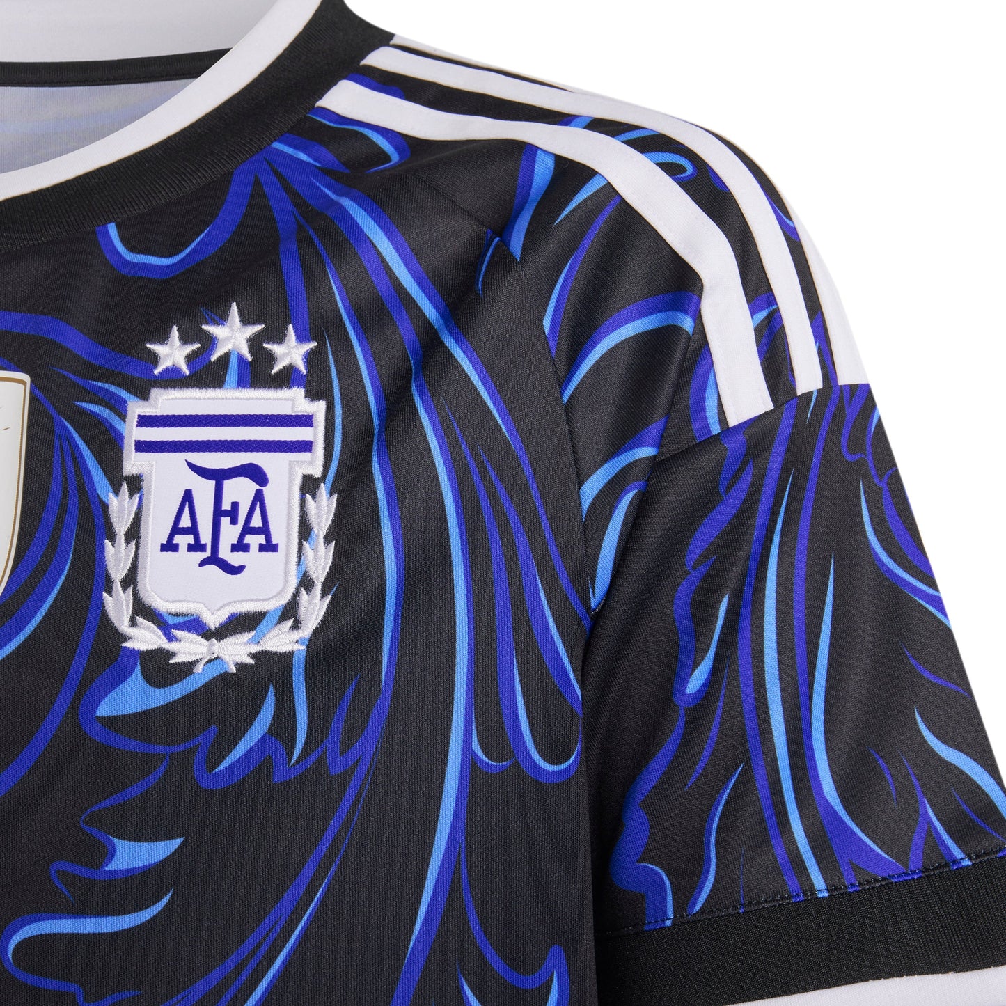 adidas Argentina Away Messi Youth Soccer Jersey 2026 Black Blue