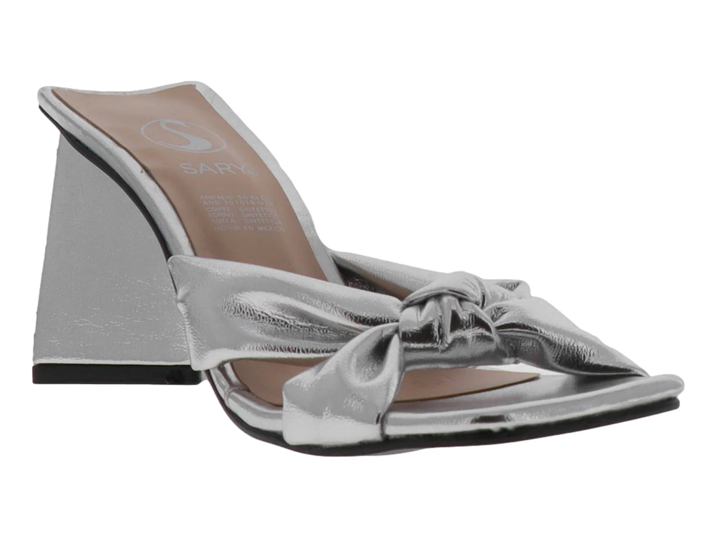 Zapatillas de Fiesta Sary Color Plata para Mujer