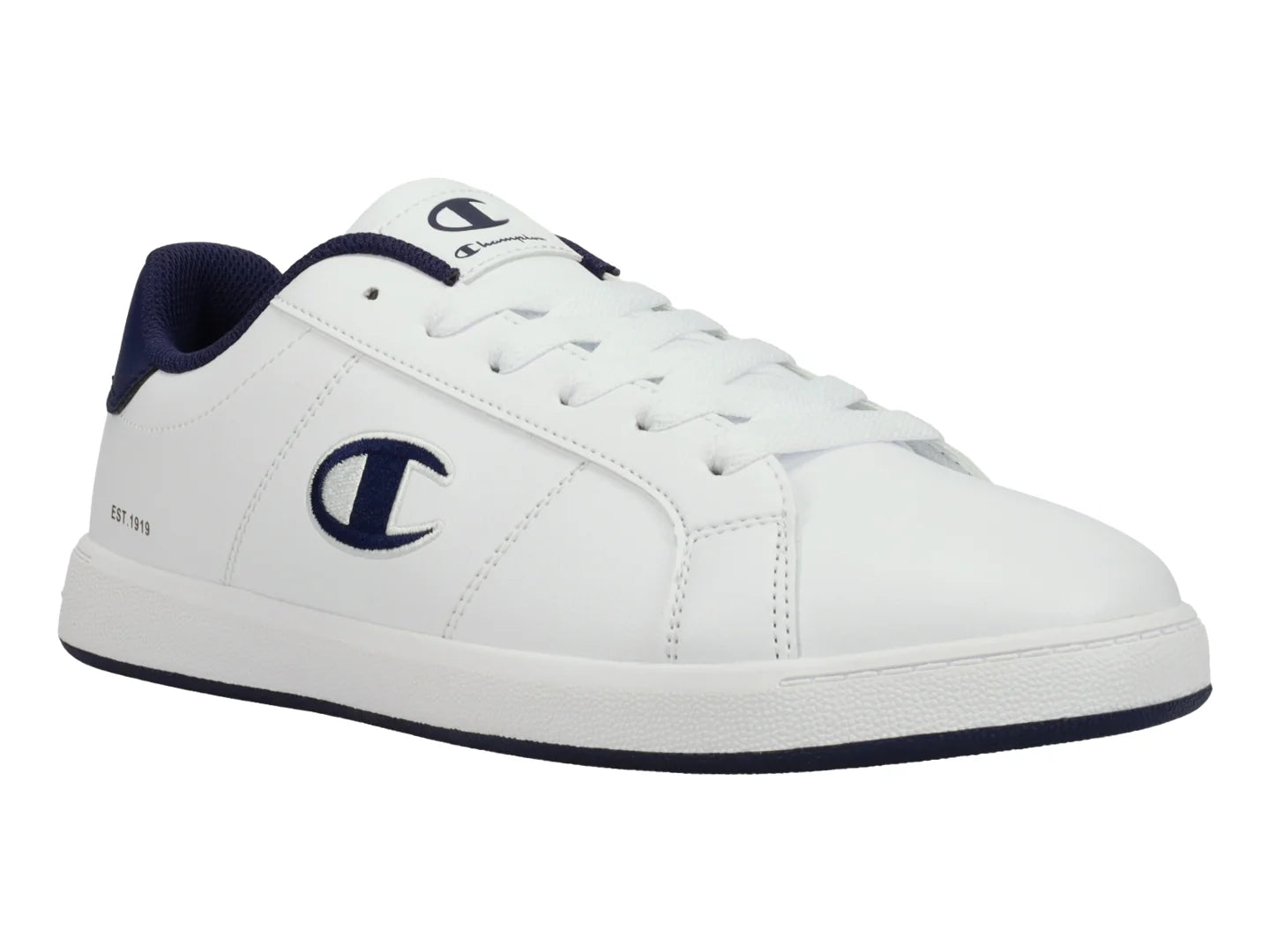 Tenis Champion Pure V2 Blanco y Azul Marino para Hombre