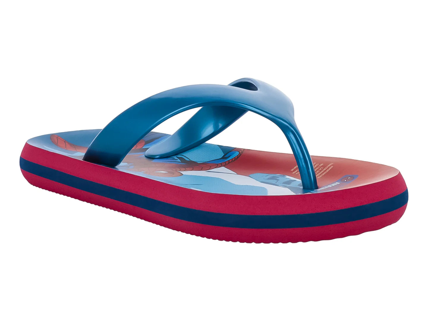 Sandalias Tenis con Imaginacion Spiderman Azul Rojo para Niño