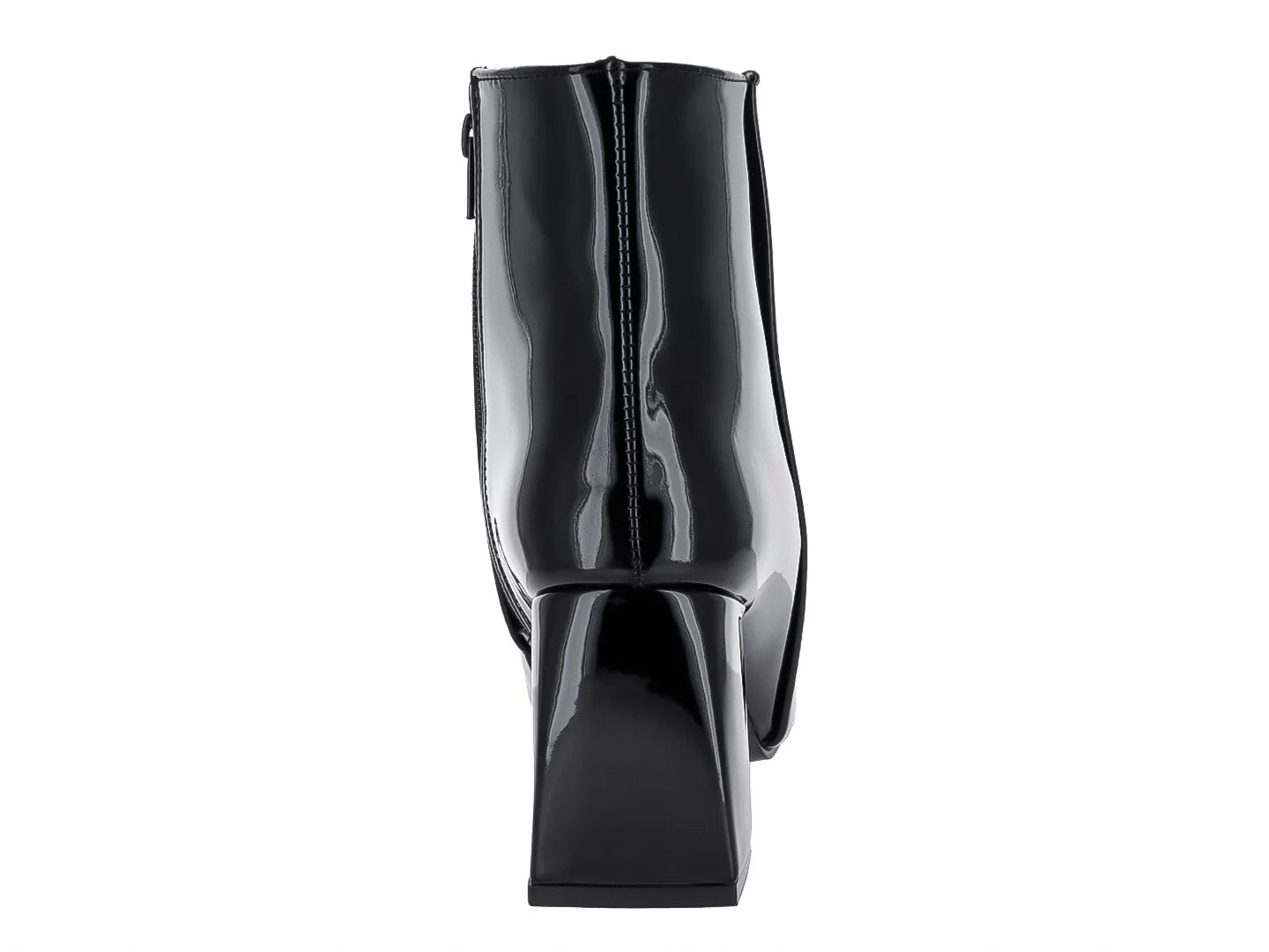Botines Luna Rosa de Charol Negro para Mujer