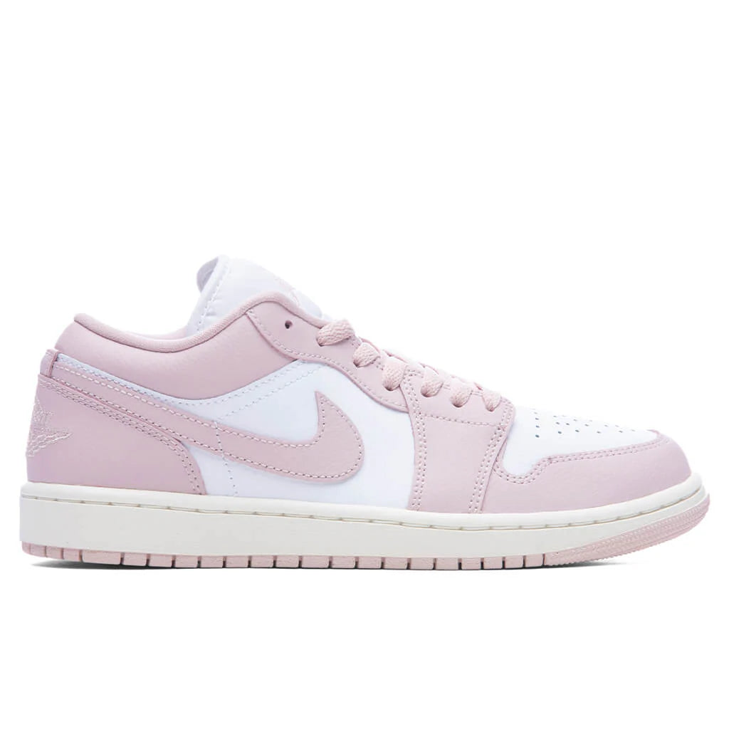 Womens Air Jordan 1 Low White Pink Oxford Sail