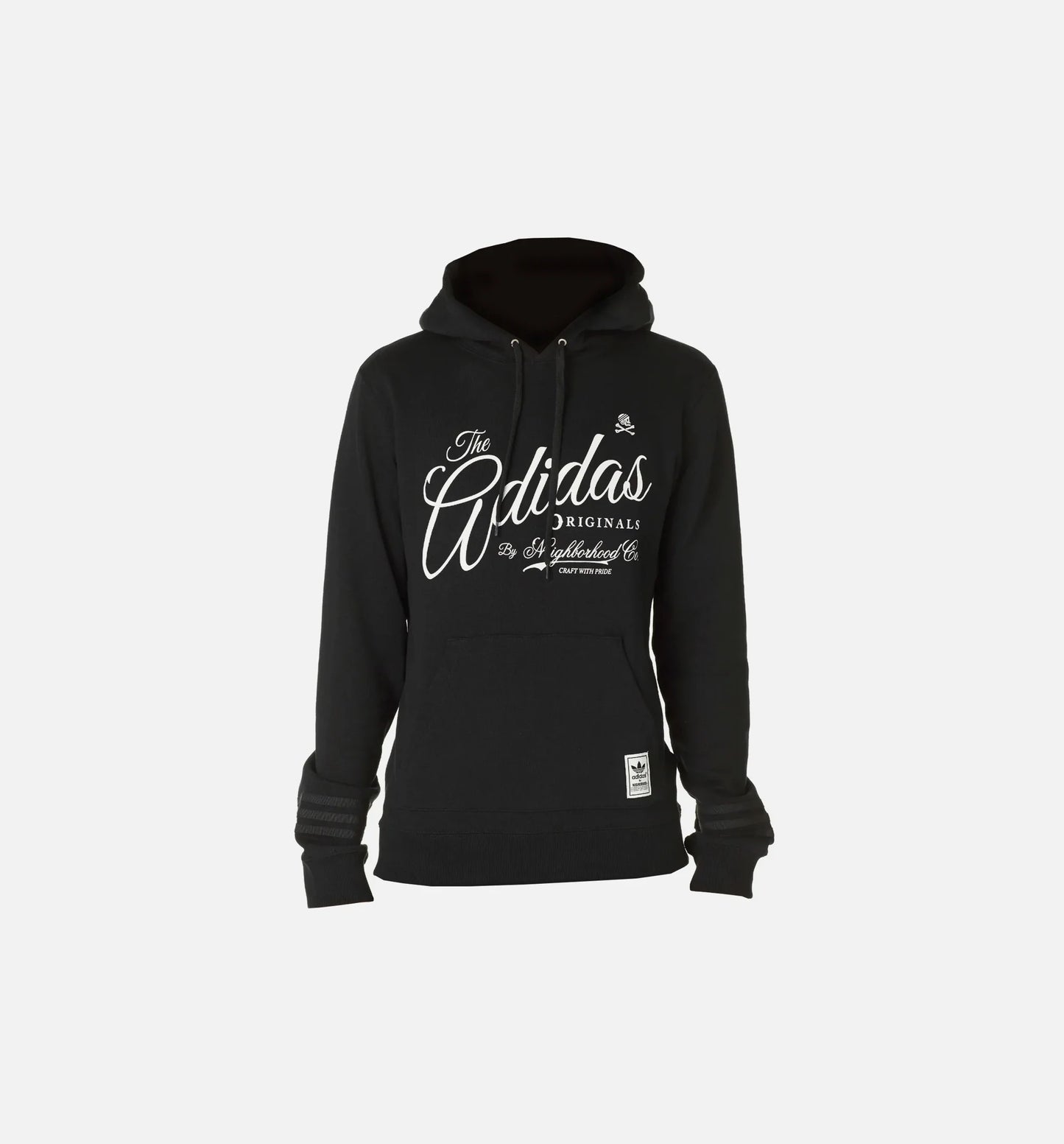 Neighborhood Mens Hoodie Black White