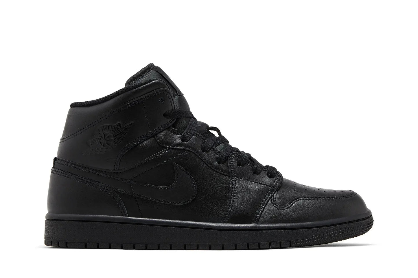 Jordan 1 Mid Triple Black 2022