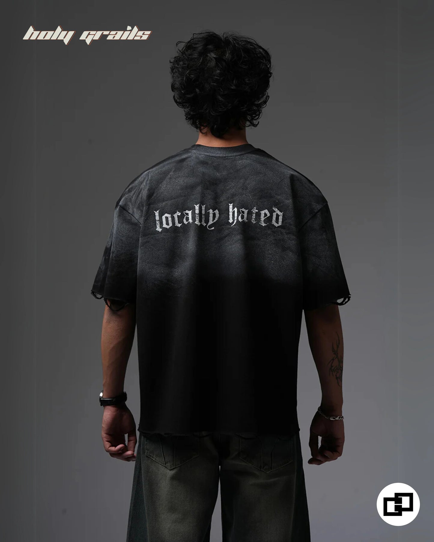 Locally Hated Oversize Tee HG x Grey Hound Clothing