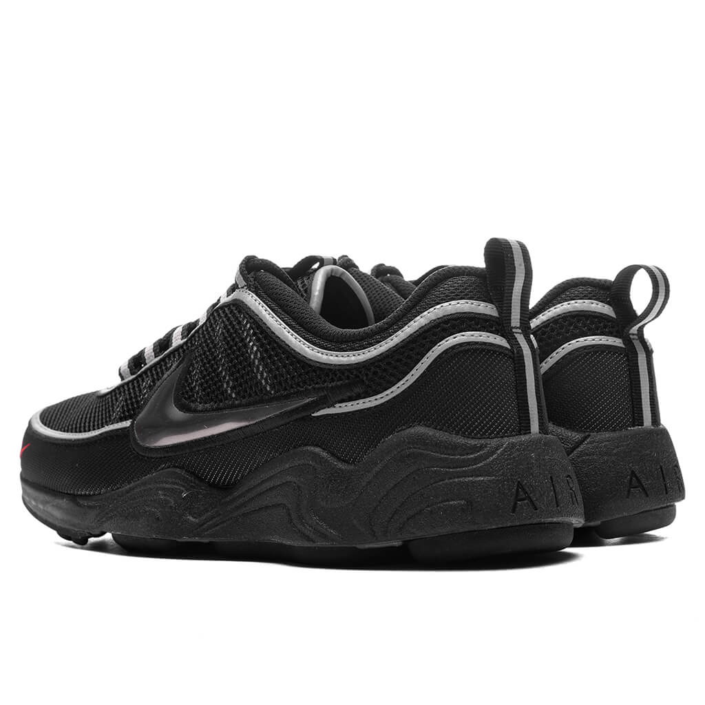 Air Zoom Spiridon SP Black Metallic Silver Sport Red