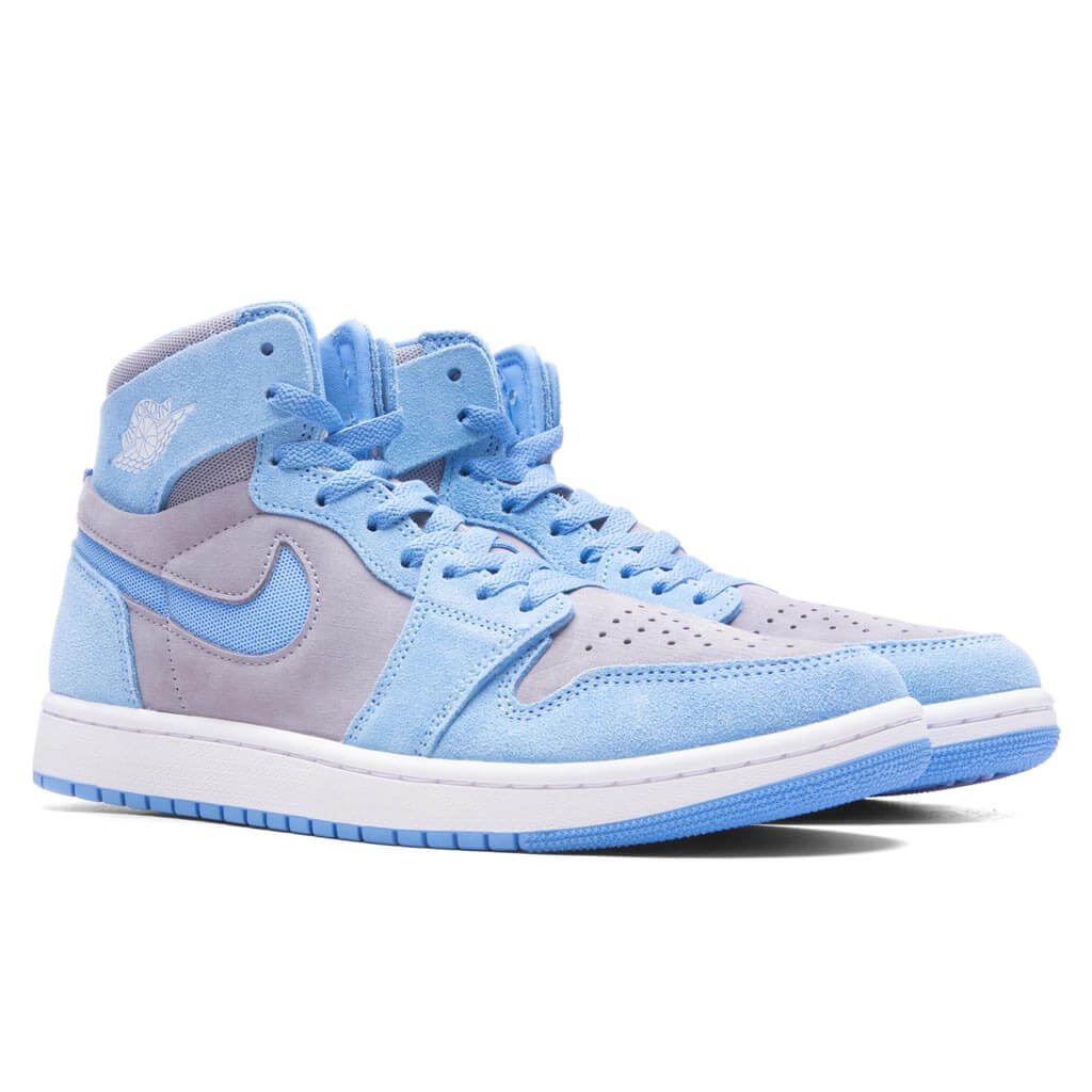 Air Jordan 1 Zoom Comfort 2 Cement Grey White University Blue