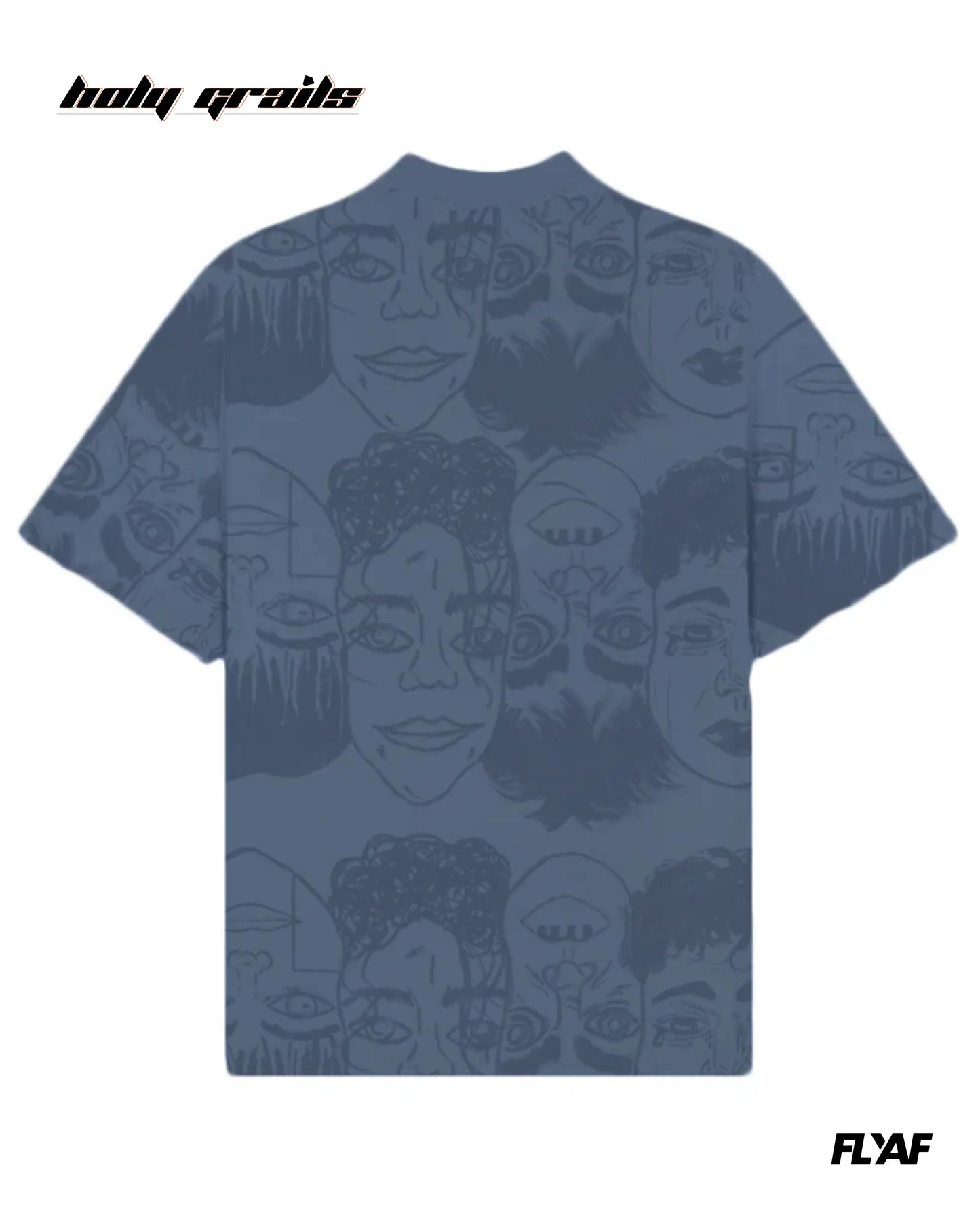 Static Jungle Blue Oversize Tee HG x FLYAF