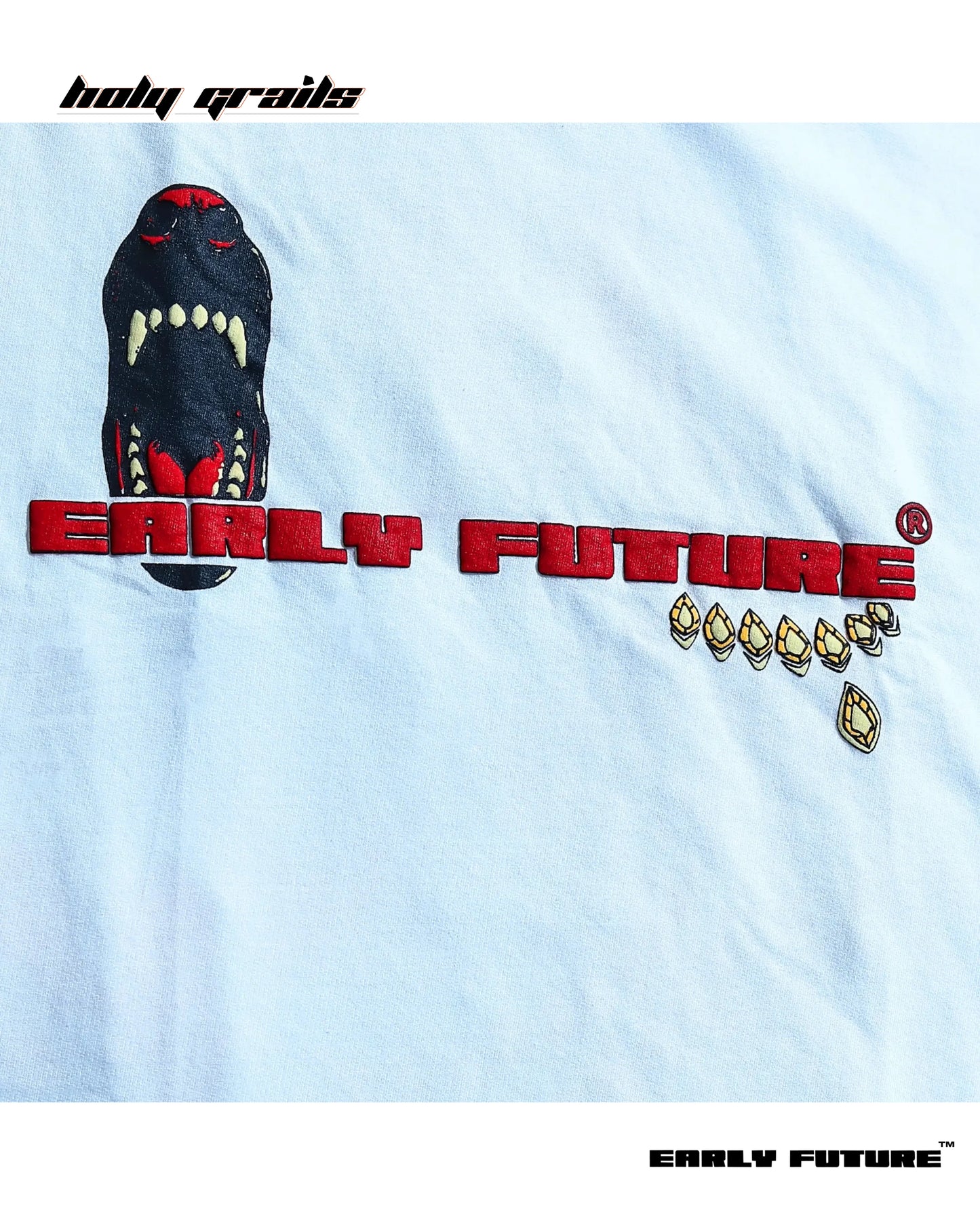 Thriving in Chaos Ghost White Oversize Tee HG x Early Future