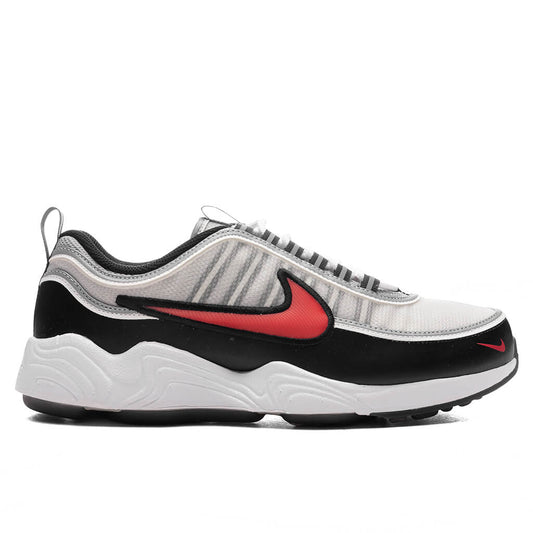 Air Zoom Spiridon Metallic Silver Sport Red Black White