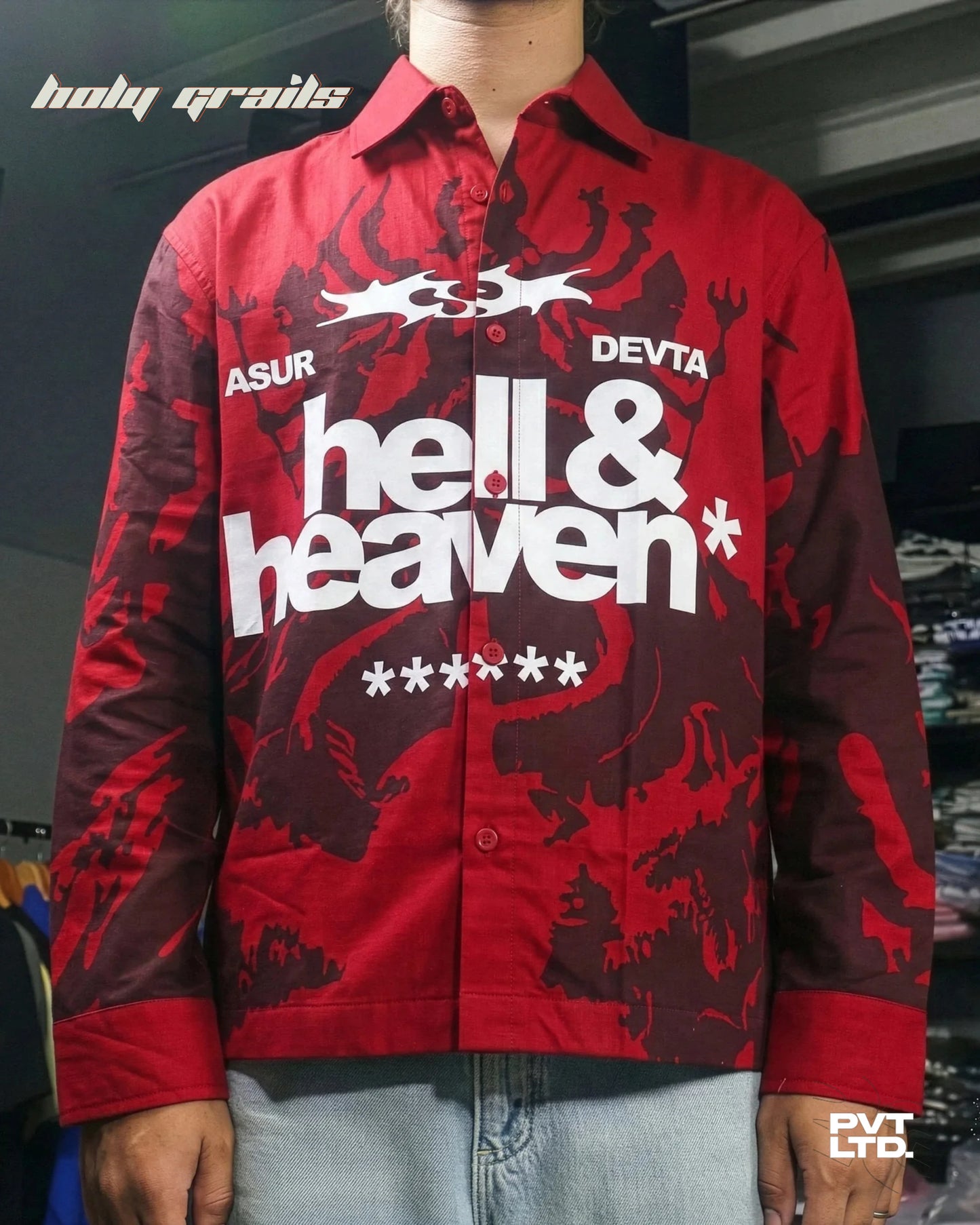 Asur Devta Red Shirt HG x Pvt Ltd
