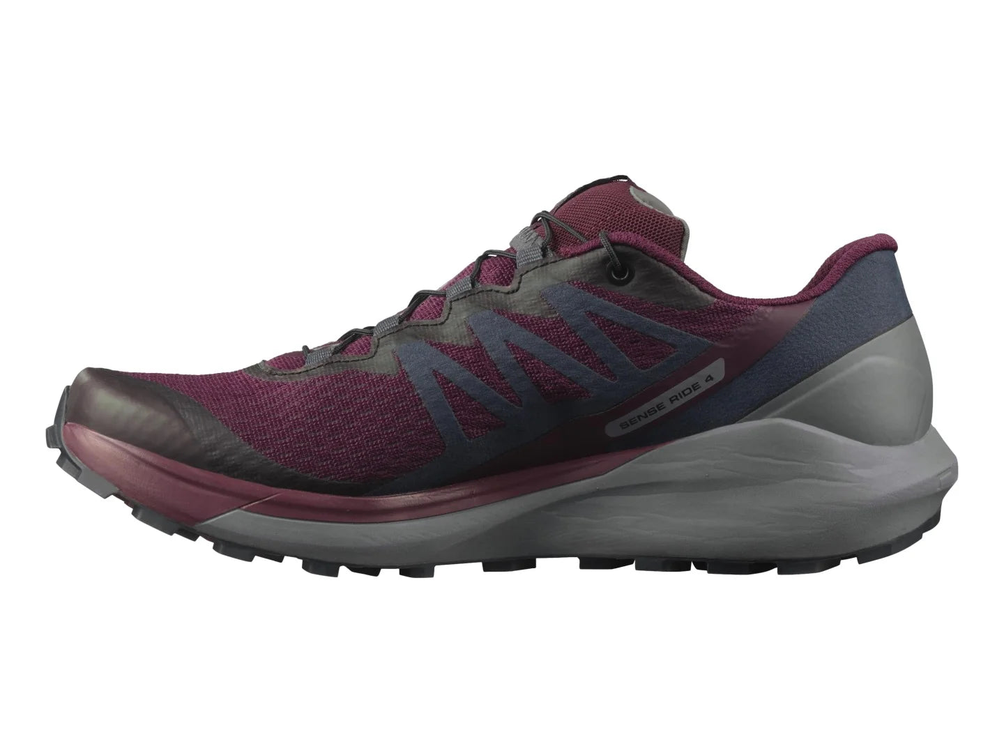 Tenis Salomon Sense Ride 4 Color Vino para Mujer