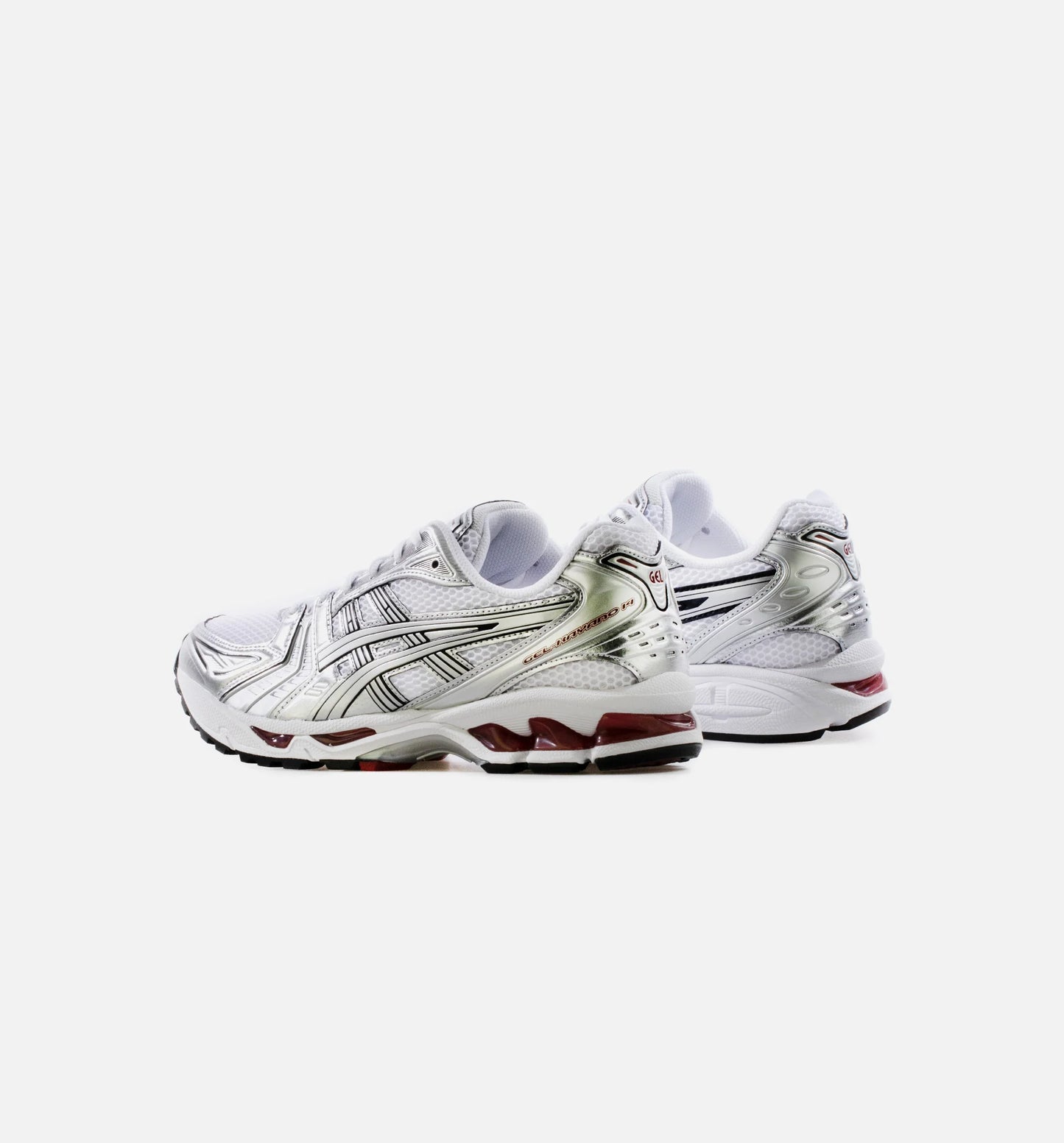 Gel Kayano 14 OG Mens Lifestyle Shoe White Silver Red