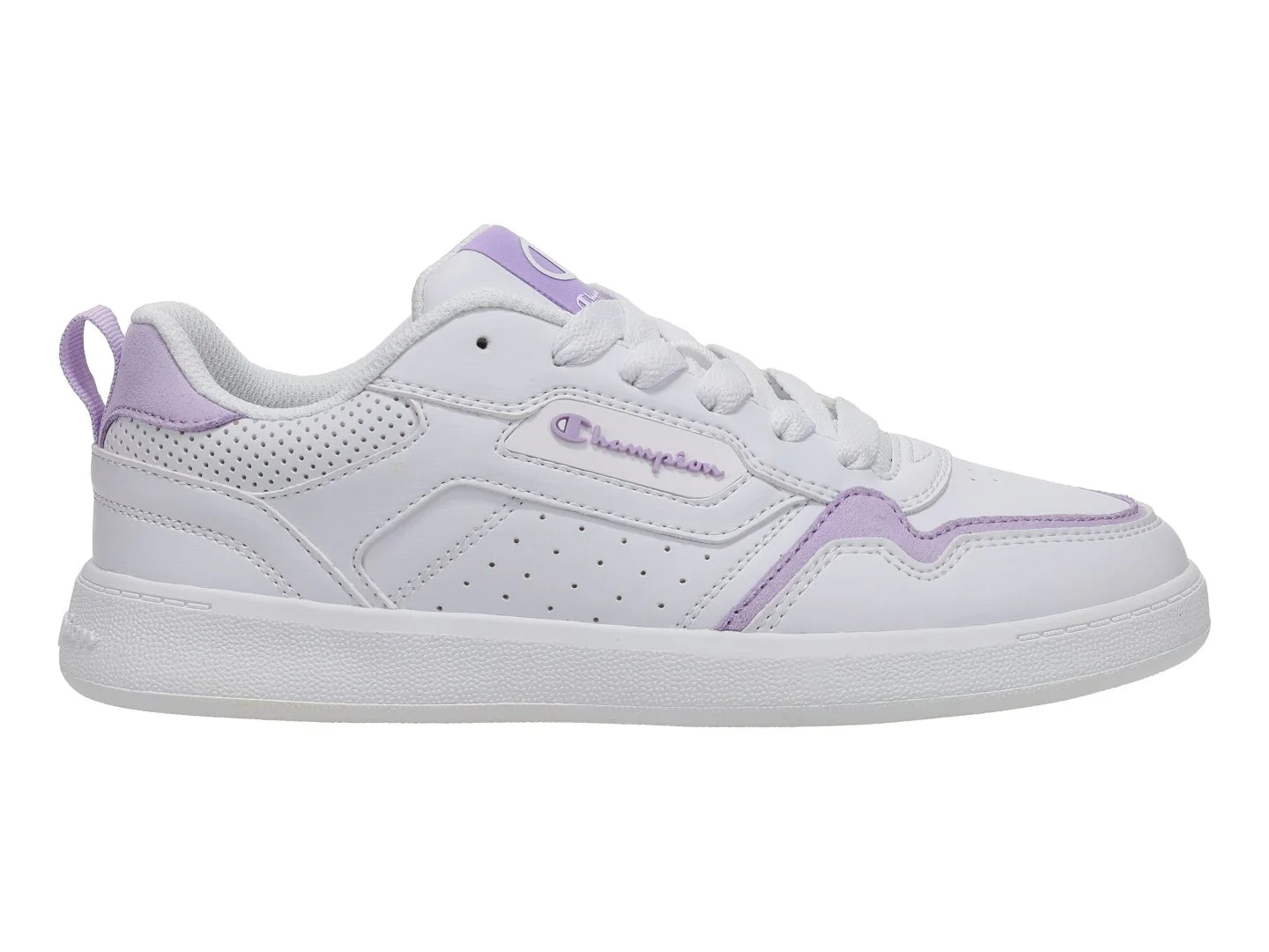 Tenis Champion Lore Blanco con Lila para Mujer